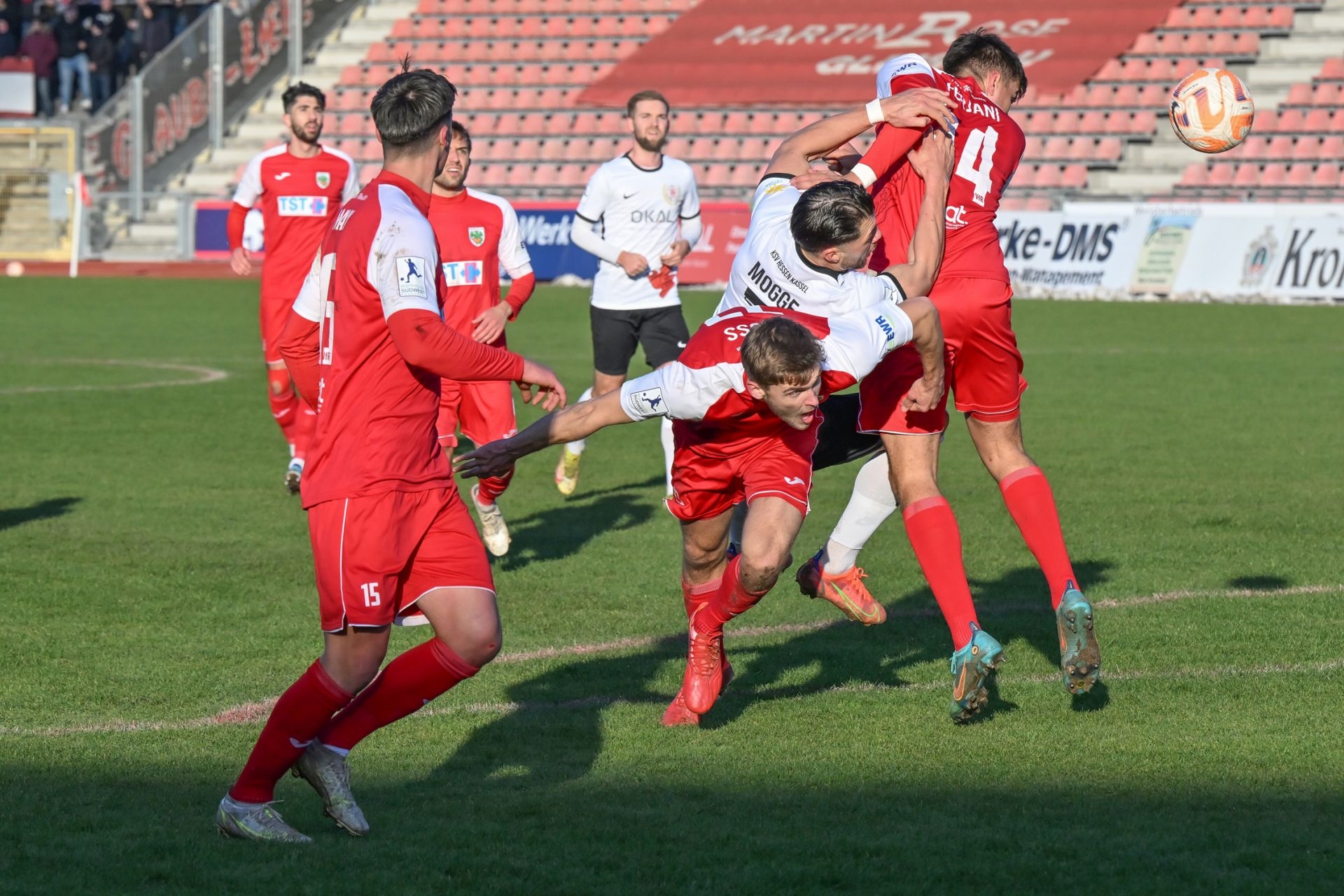 Saison 2022/23, Spieltag 2, KSV Hessen Kassel, Wormatia Worms, Endstand 1:1