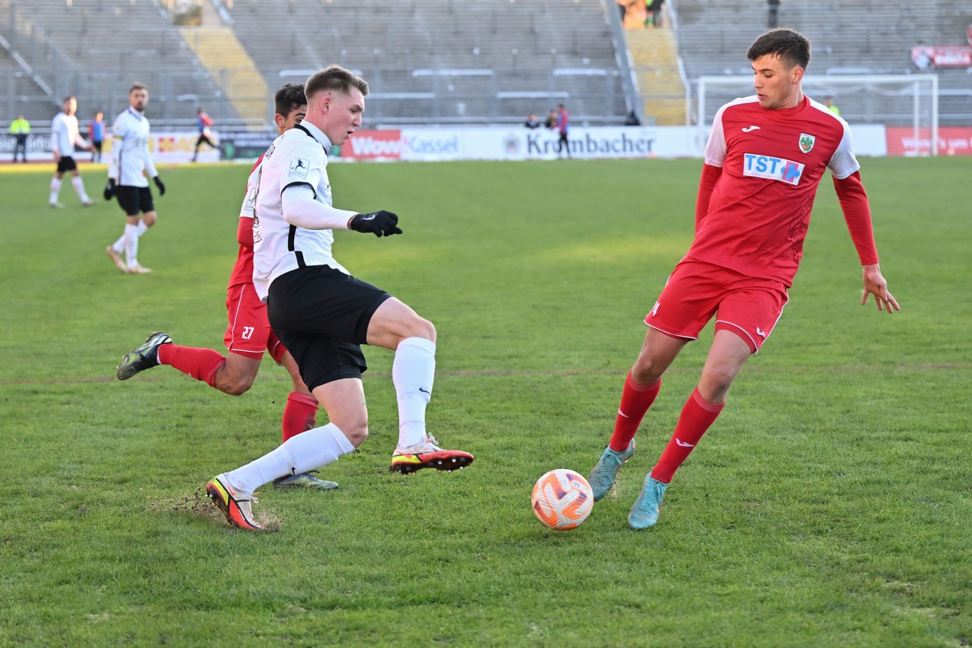 Saison 2022/23, Spieltag 2, KSV Hessen Kassel, Wormatia Worms, Endstand 1:1: Fischer