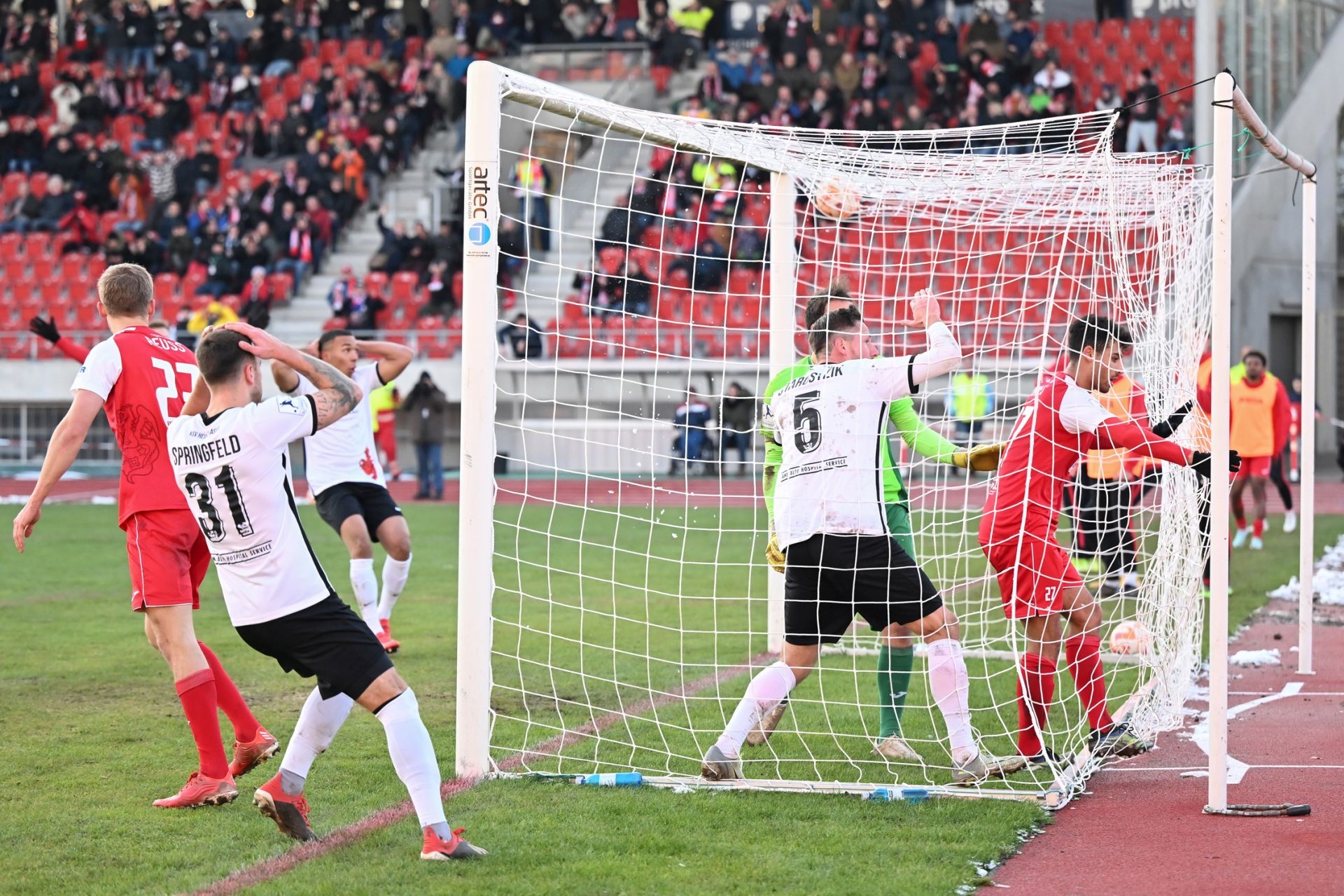 Saison 2022/23, Spieltag 2, KSV Hessen Kassel, Wormatia Worms, Endstand 1:1: Springfeld, Starostzik