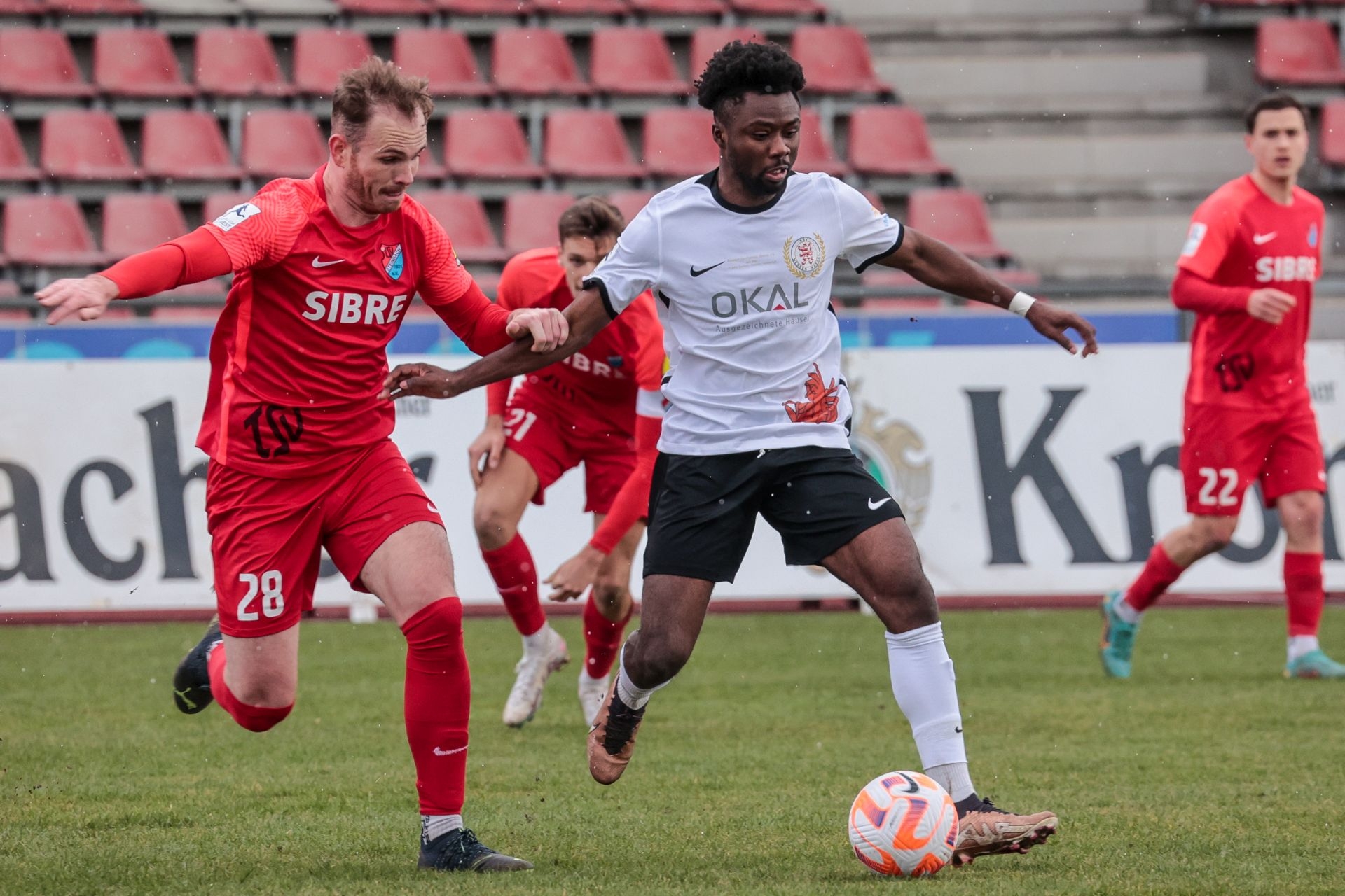 Hessenpokal: KSV Hessen Kassel - TSV Steinbach: Presley Pululu