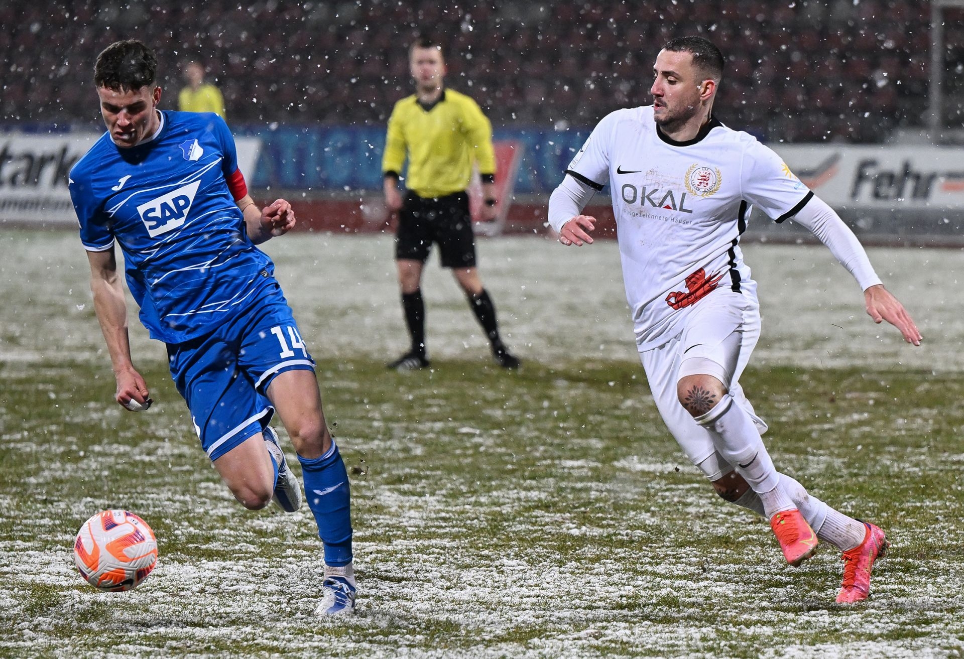 Saison 2022/23, KSV Hessen Kassel, TSG Hoffenheim 1899 II, Endstand 1:1, Sercan Sararer