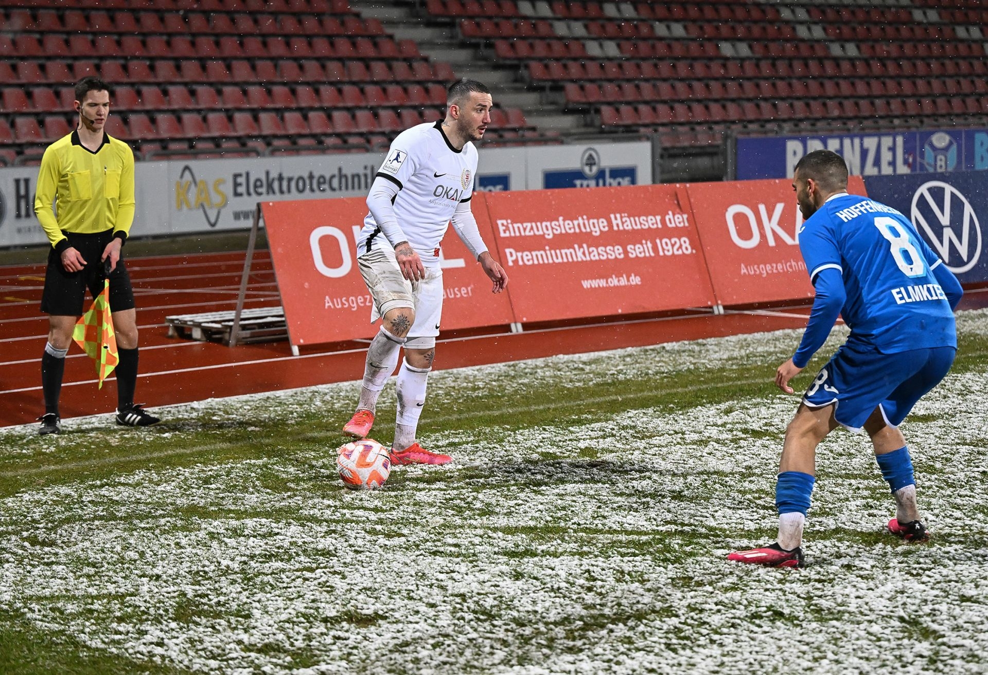 Saison 2022/23, KSV Hessen Kassel, TSG Hoffenheim 1899 II, Endstand 1:1, Sercan Sararer