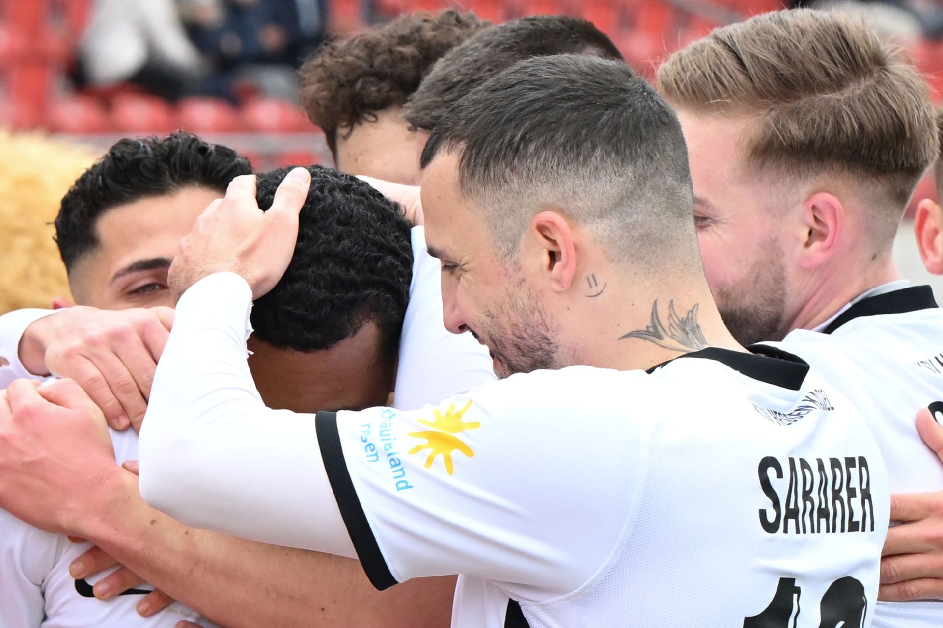 Saison 2022/23, KSV Hessen Kassel, FC-Astoria Walldorf, Endstand 3:0, Jubel zum 1:0