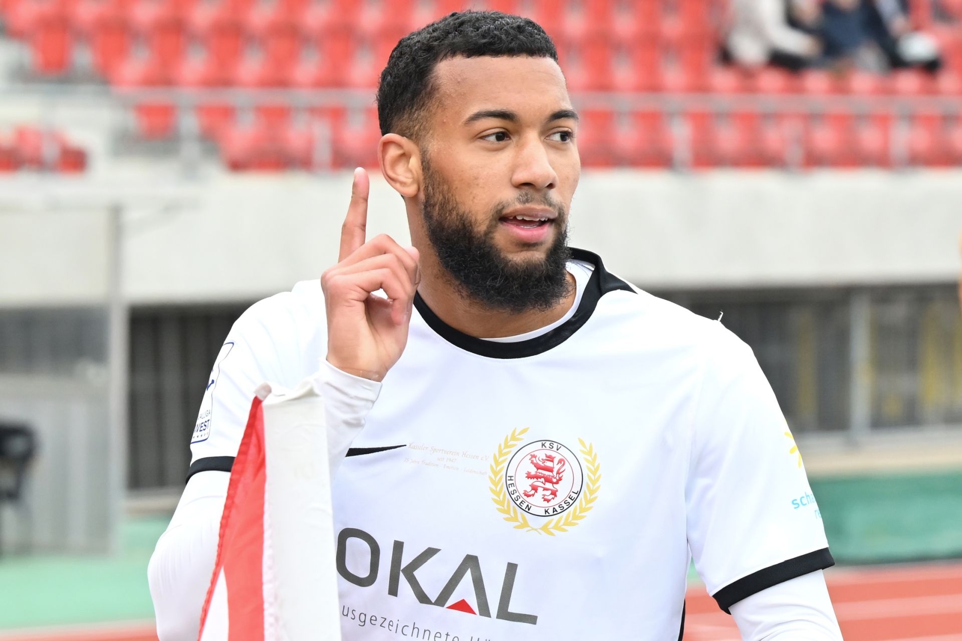 Saison 2022/23, KSV Hessen Kassel, FC-Astoria Walldorf, Endstand 3:0, Jubel zum 1:0