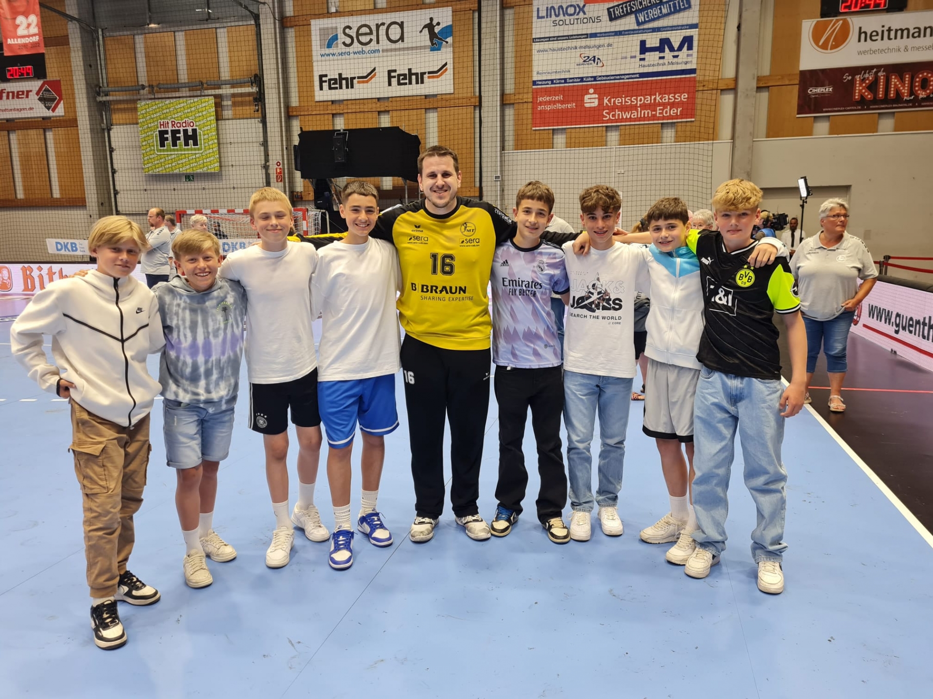 U14 Team zu Gast beim Handball Bundesligisten MT Melsungen