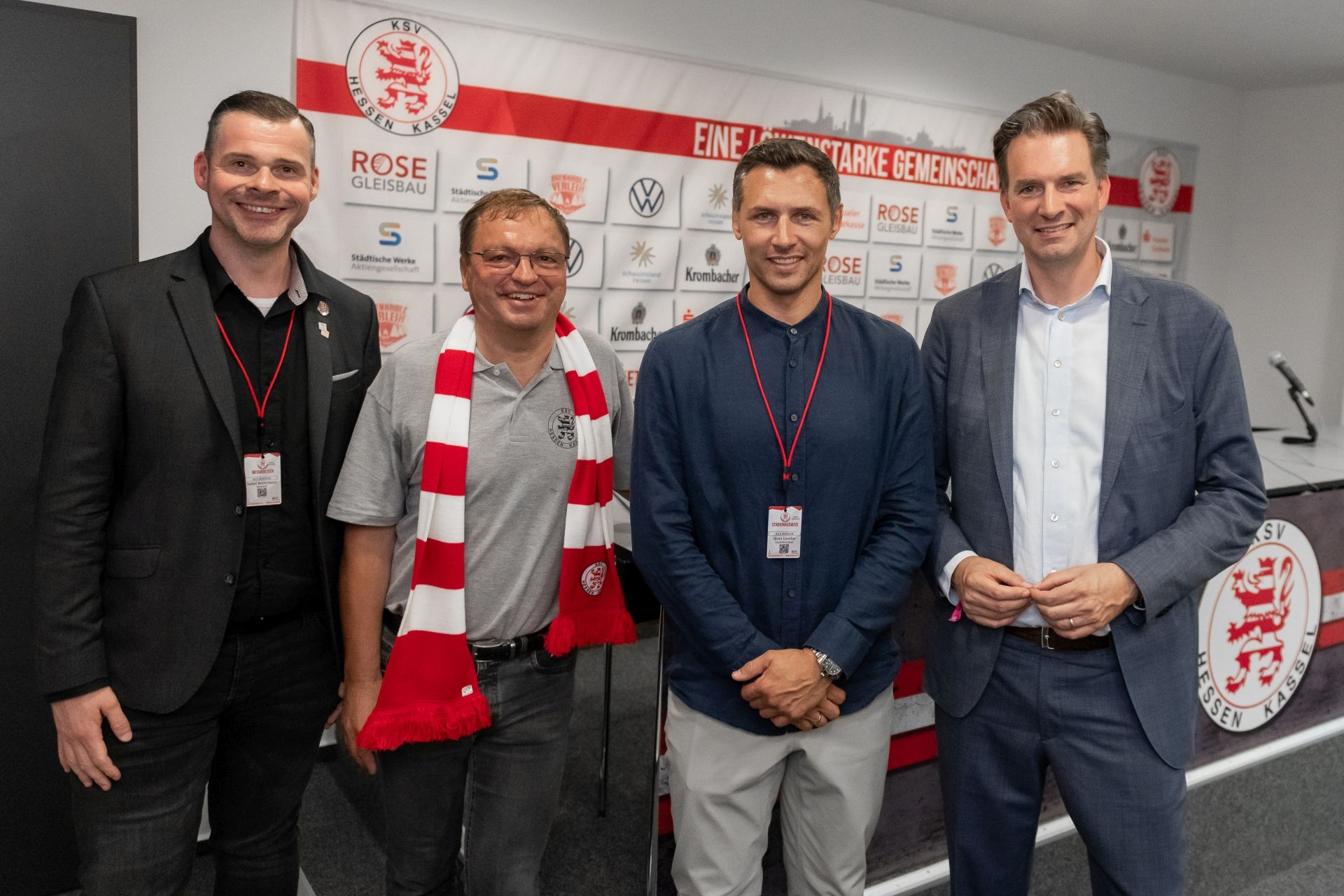 Daniel Bettermann, Thomas Hoppe, Sören Gonther, OB Sven Schoeller