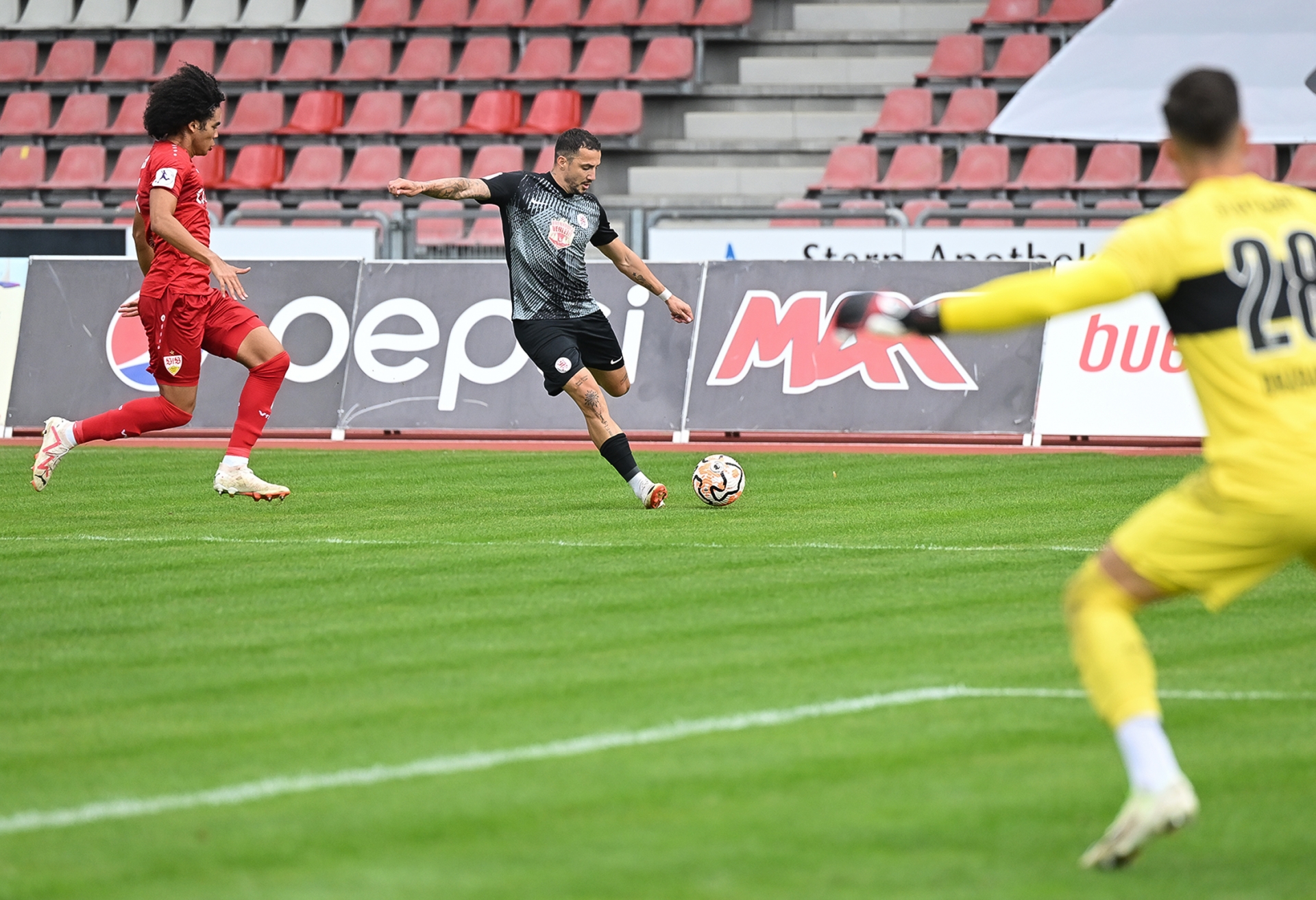 Saison 2023/24, KSV Hessen Kassel, VfB Stuttgart II, Endstand 1:5