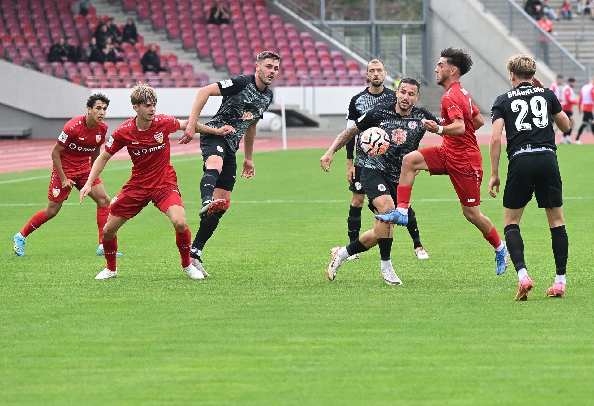 Saison 2023/24, KSV Hessen Kassel, VfB Stuttgart II, Endstand 1:5