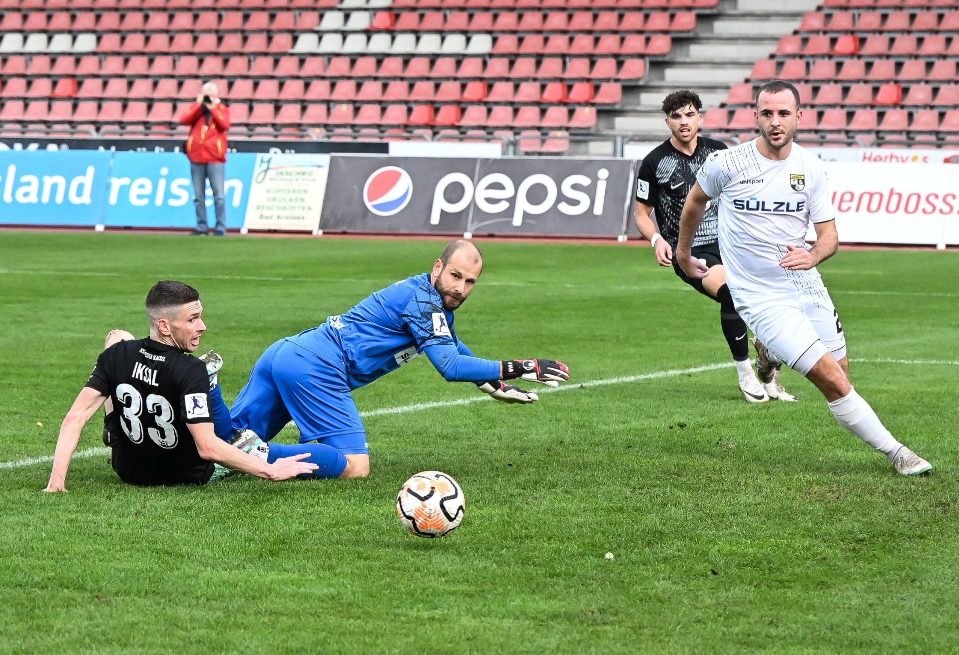 Saison 2023/24 , KSV Hessen Kassel, TSG Balingen, Endstand 3:2