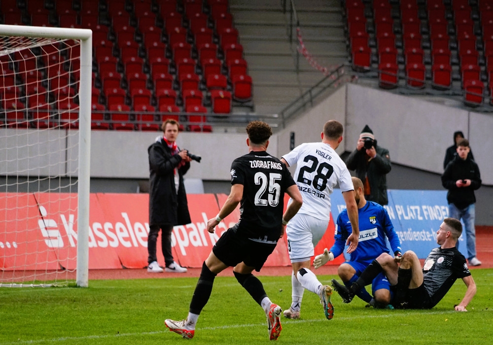 Saison 2023/24 , KSV Hessen Kassel - TSG Balingen, 3:2