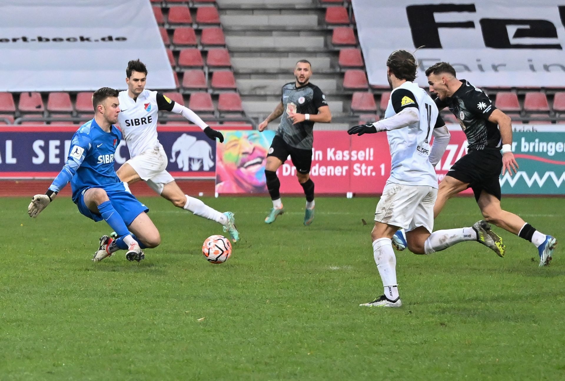 Saison 2023/24 , KSV Hessen Kassel, TSV Steinbach-Haiger, Endstand 3:2