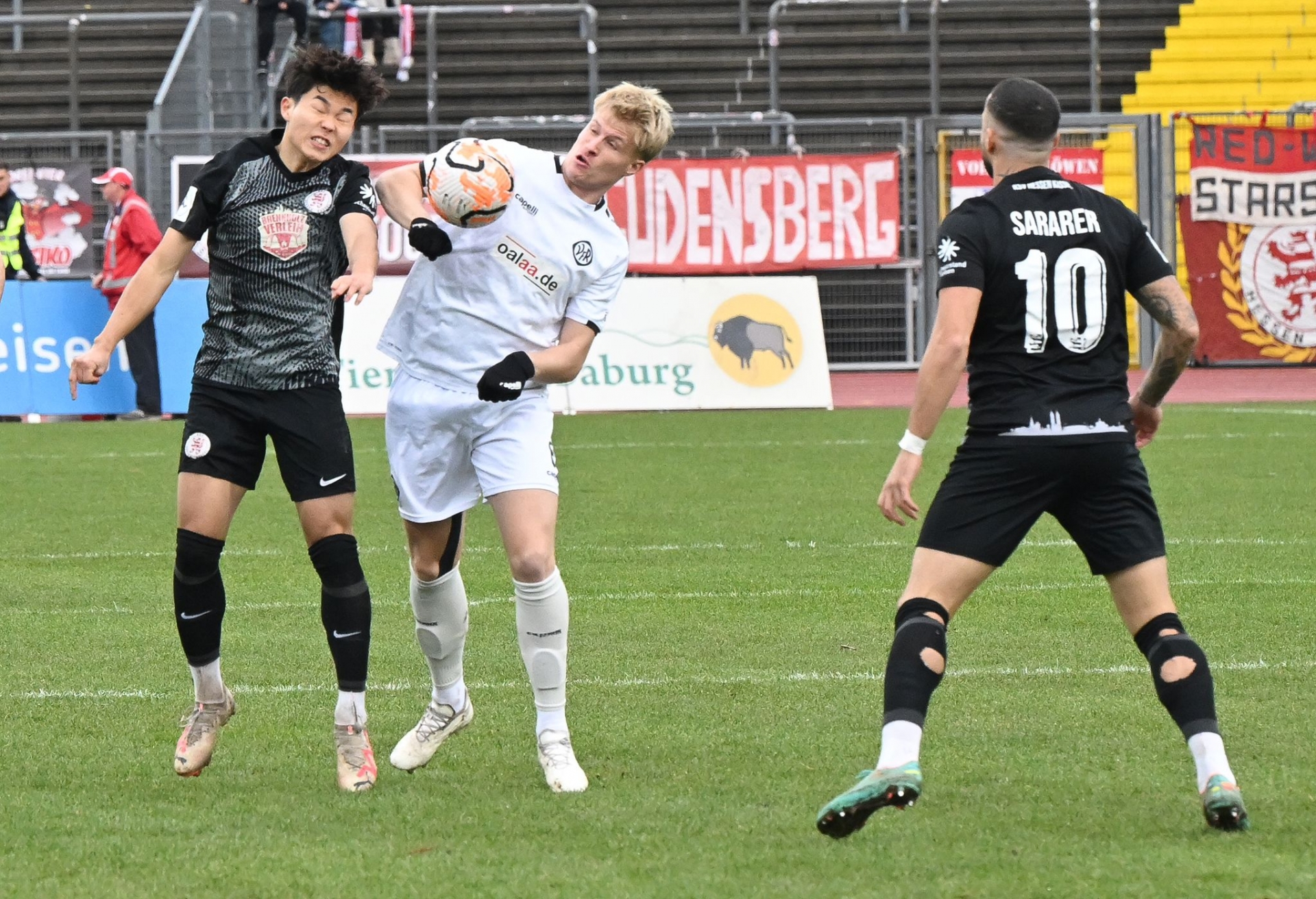 KSV Hessen Kassel - VfR Aalen, Kang, Sararer