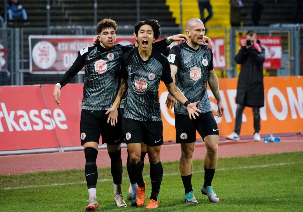 Saison 2023/24 , KSV Hessen Kassel, VfR Aalen, Endstand 3:2