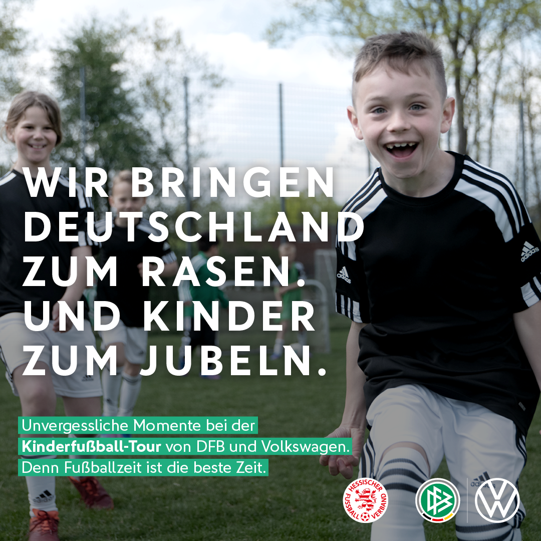 Kinderfußball-Tour von DFB und Volkswagen zu Gast beim KSV am 14. April 2024