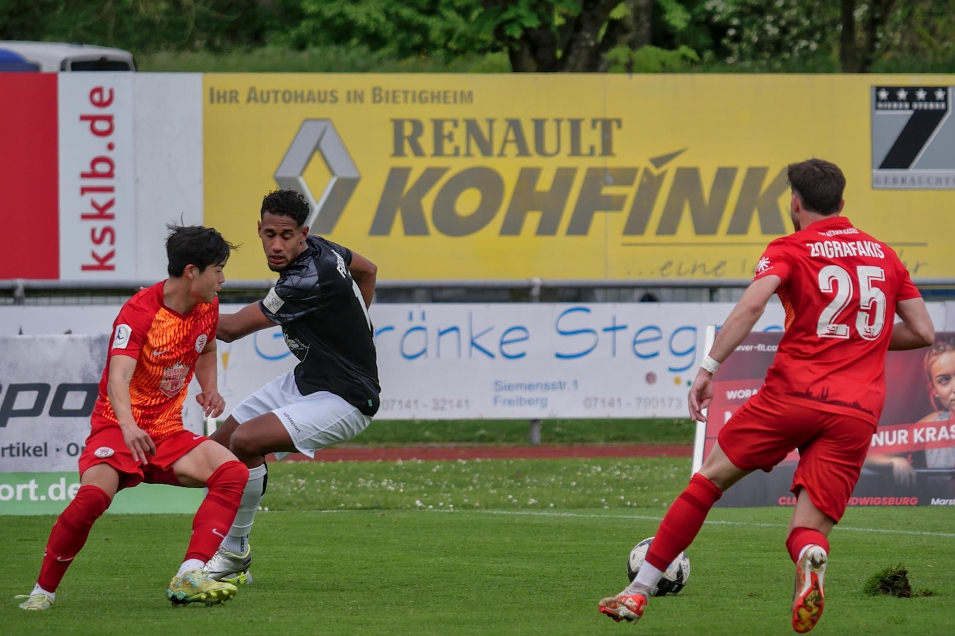 SGV Freiberg Fußball - KSV Hessen Kassel, Kang, Zografakis