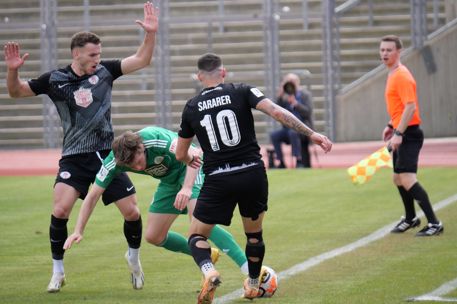 KSV Hessen Kassel - FC Homburg, Dzemailji, Sararer