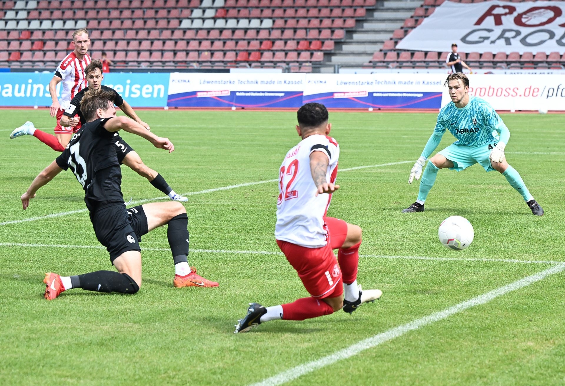 KSV Hessen Kassel, SC Freiburg II, Endstand 1:3
