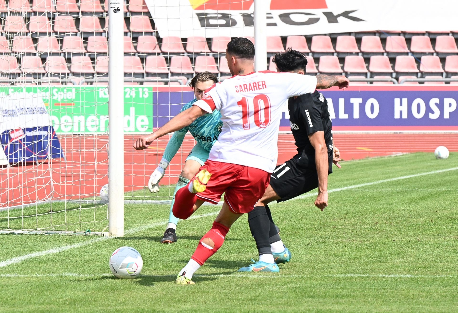 KSV Hessen Kassel, SC Freiburg II, Endstand 1:3