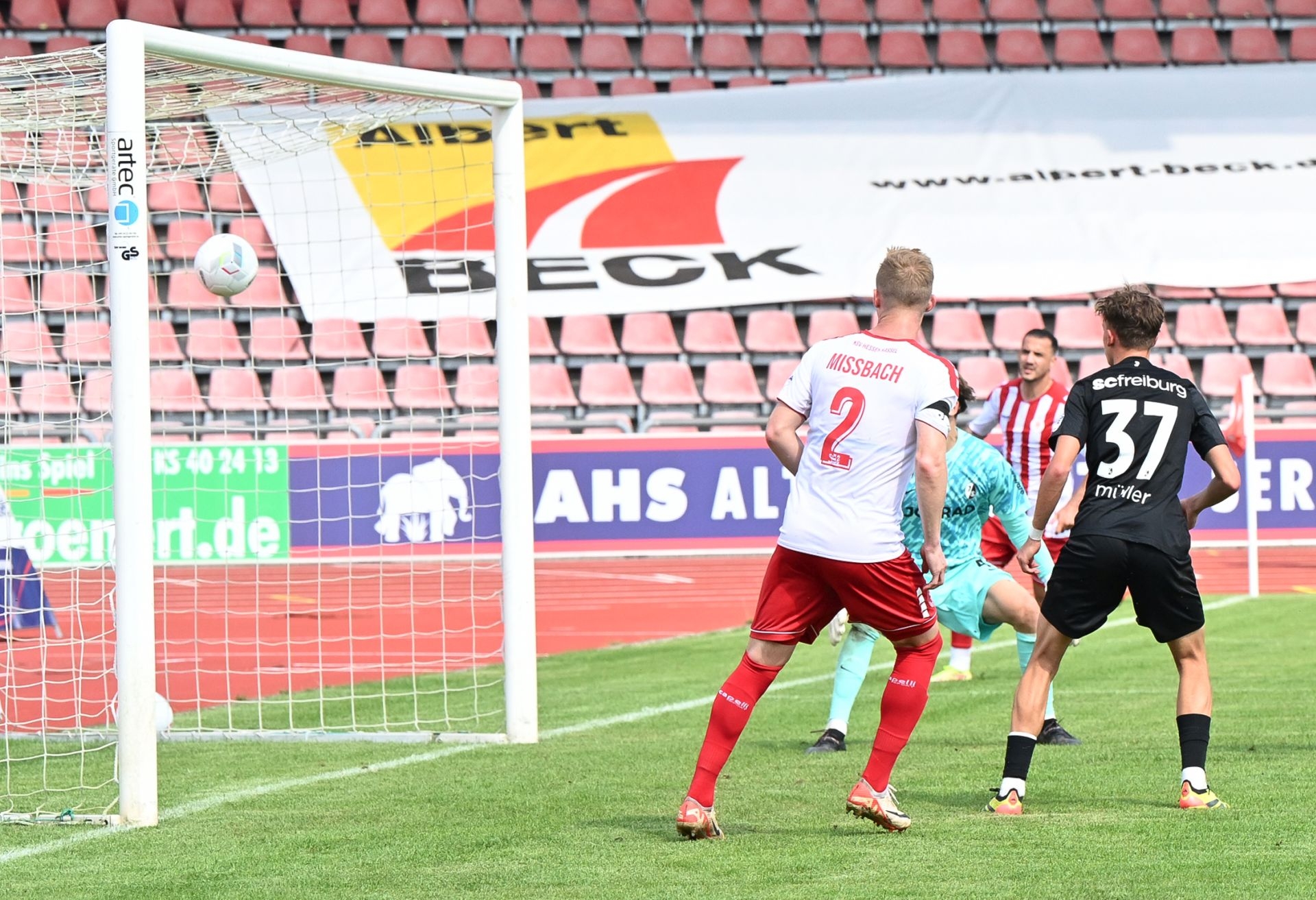 KSV Hessen Kassel, SC Freiburg II, Endstand 1:3