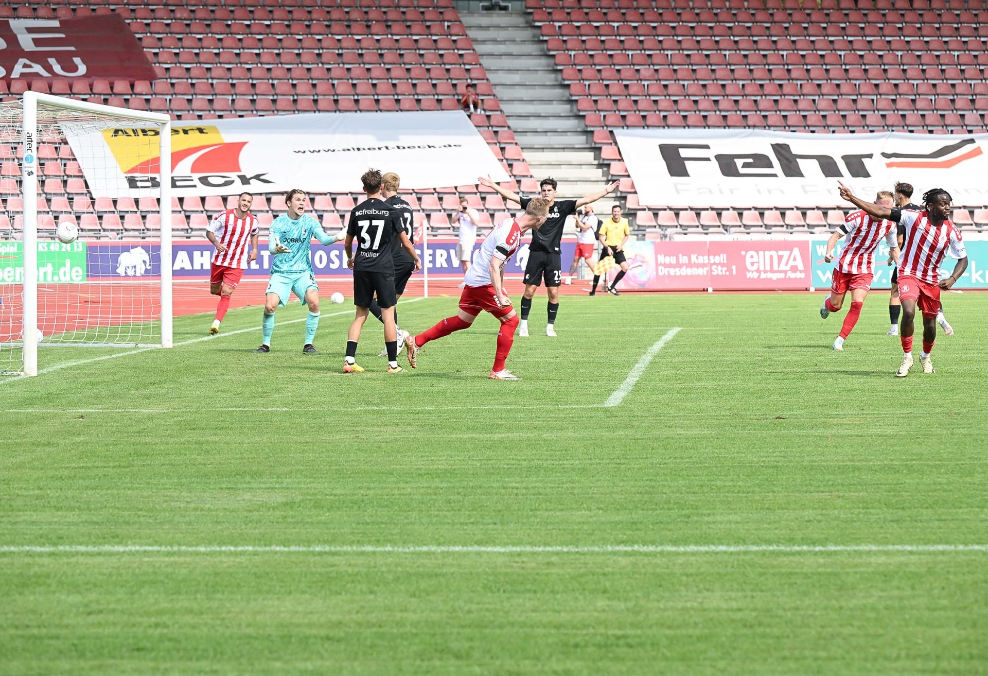 KSV Hessen Kassel, SC Freiburg II, Endstand 1:3