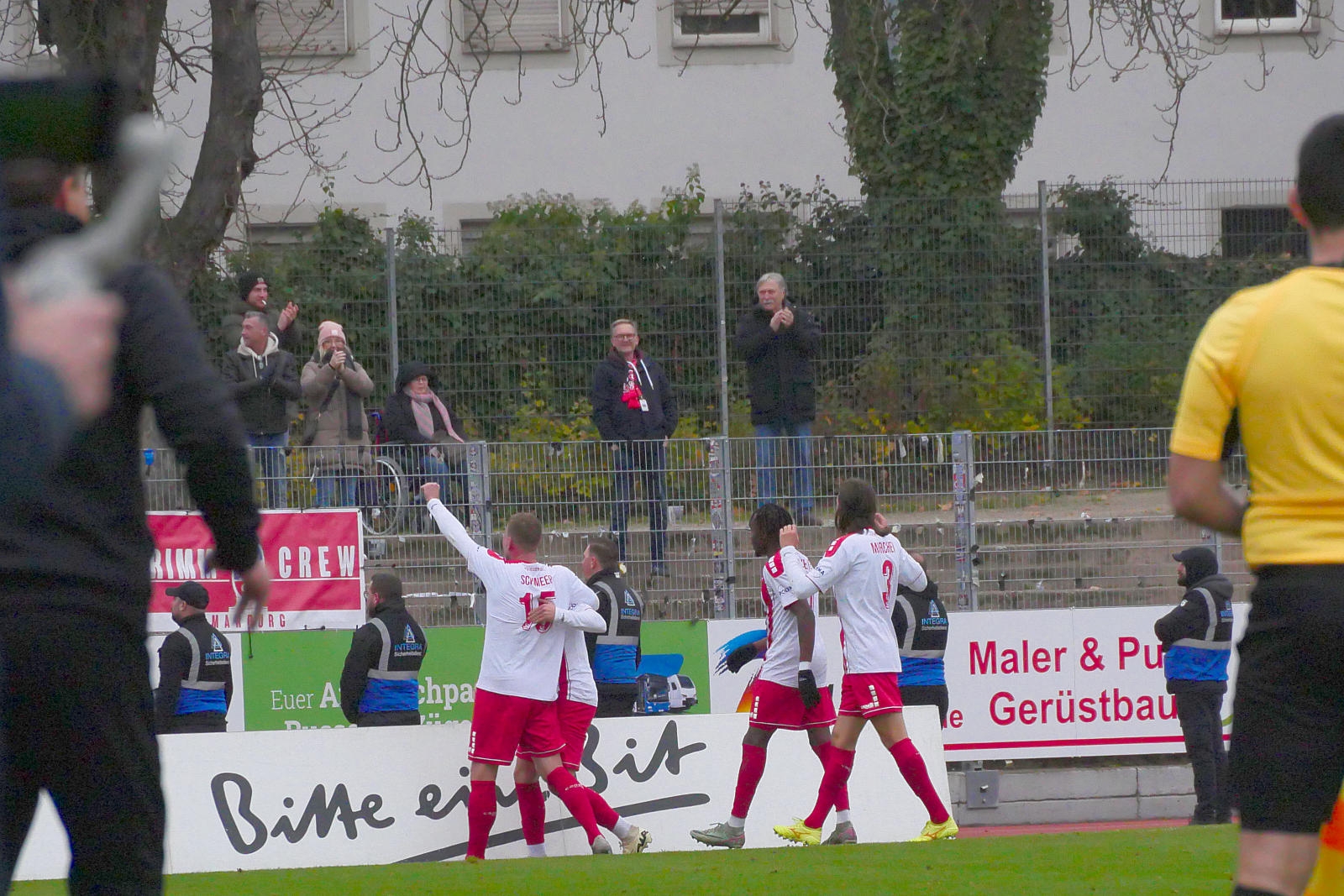 SV Eintracht Trier - KSV Hessen Kassel, Torjubel