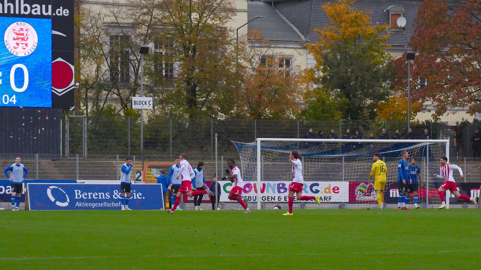 SV Eintracht Trier - KSV Hessen Kassel, Torjubel