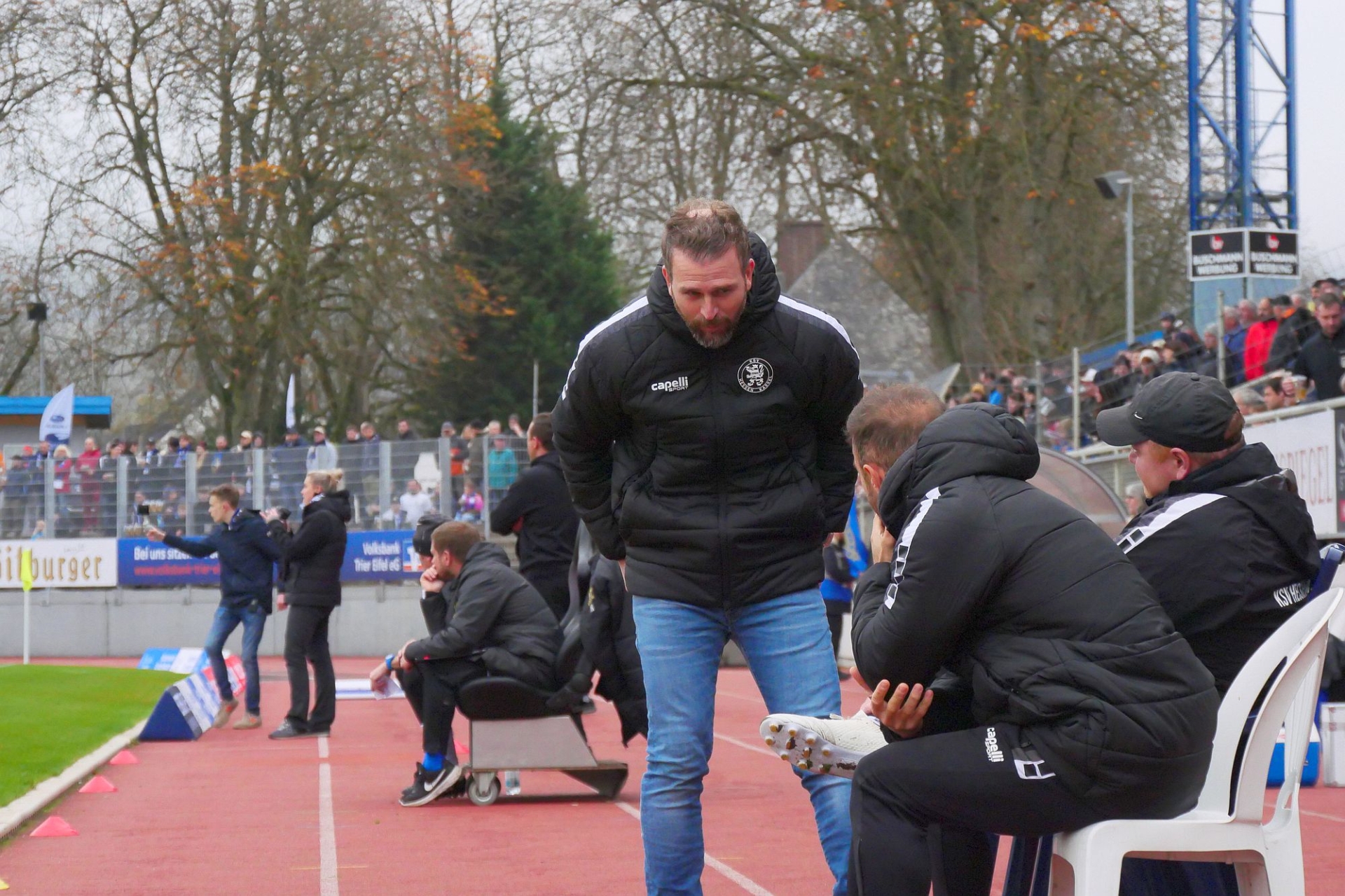 SV Eintracht Trier - KSV Hessen Kassel, Klingbeil, Trainerteam