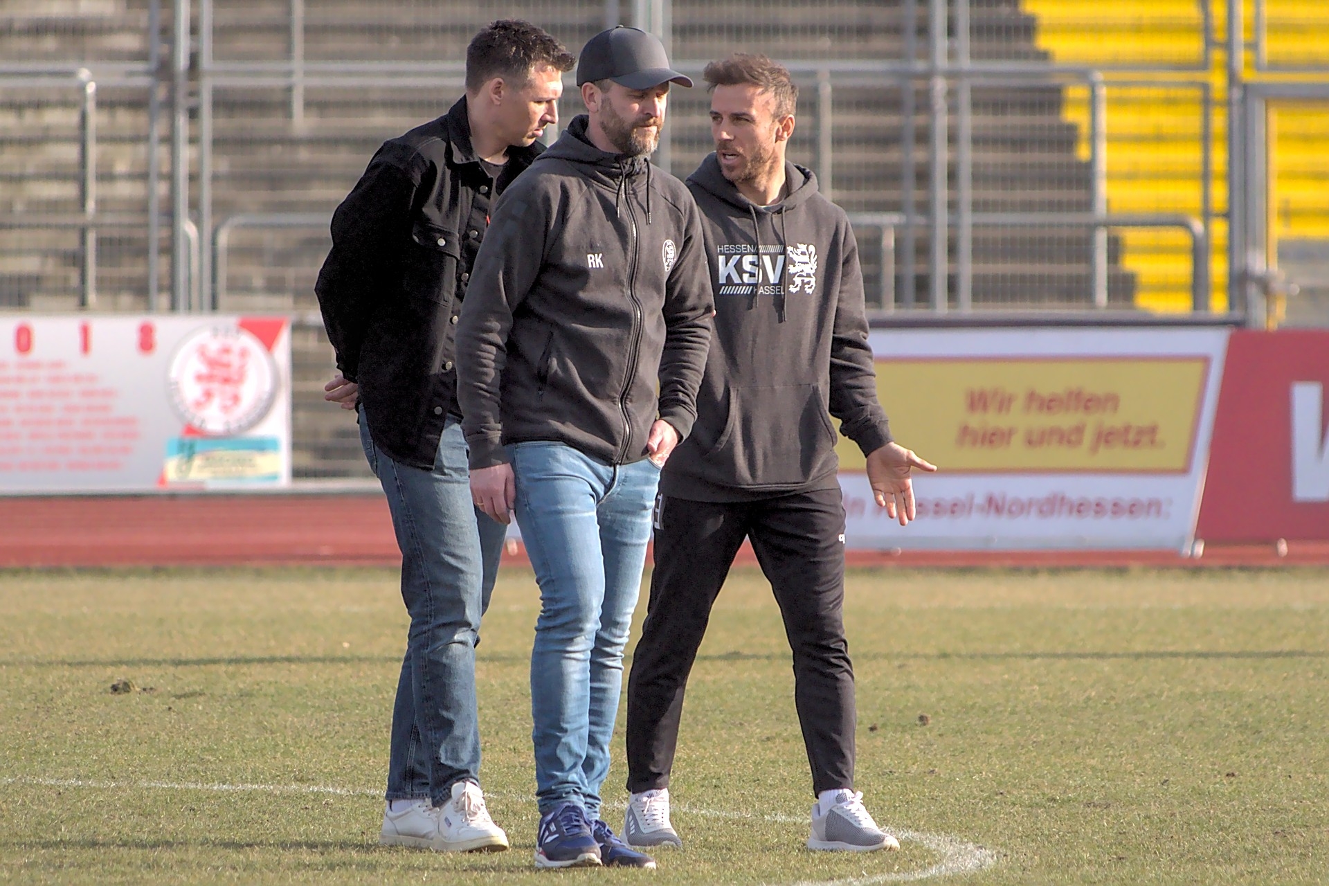 KSV Hessen Kassel - FC Giessen, Gonther, Trainer, Klingbeil, Meha, 