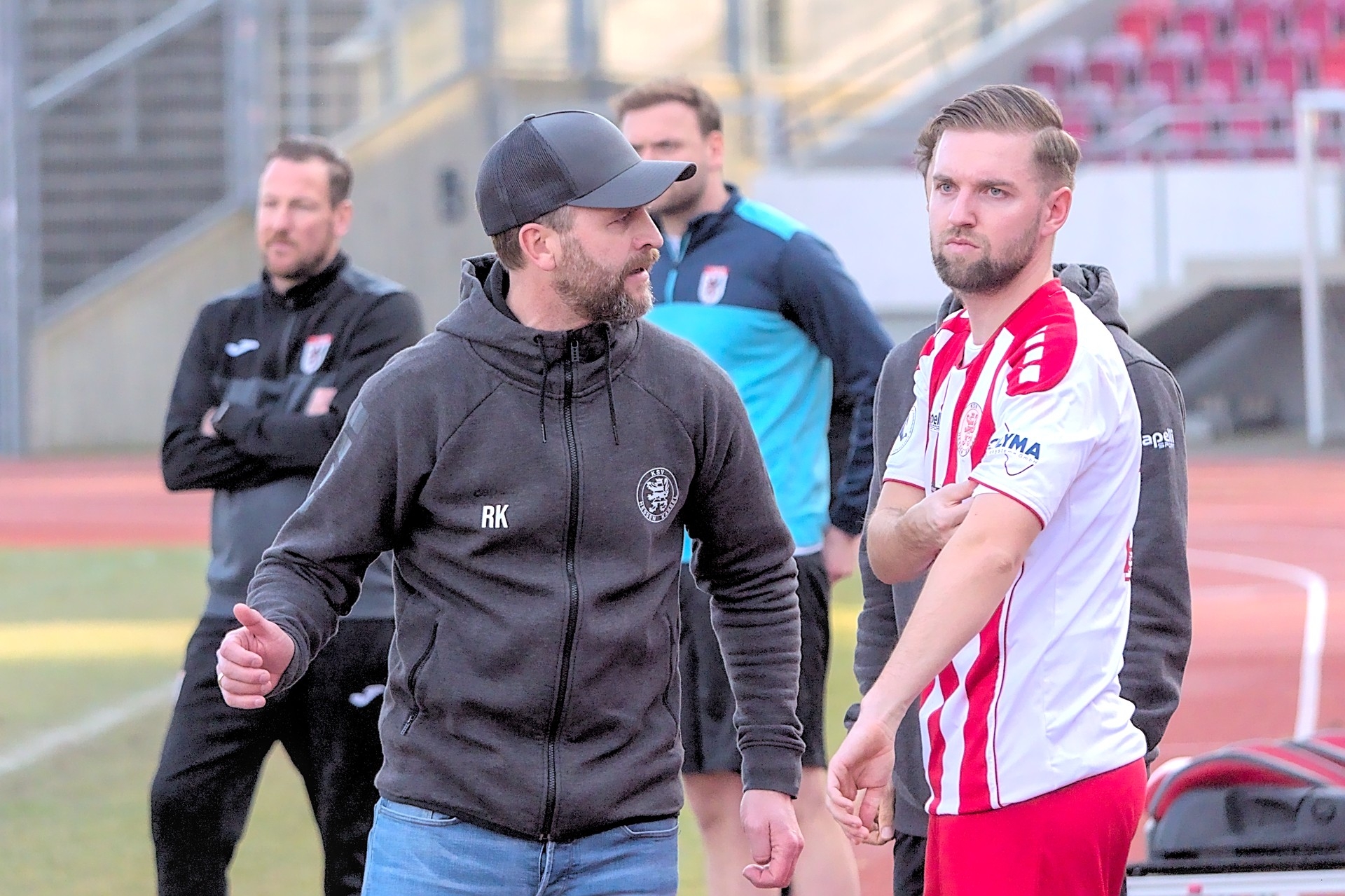 KSV Hessen Kassel - FC Giessen, Klingbeil, Stendera