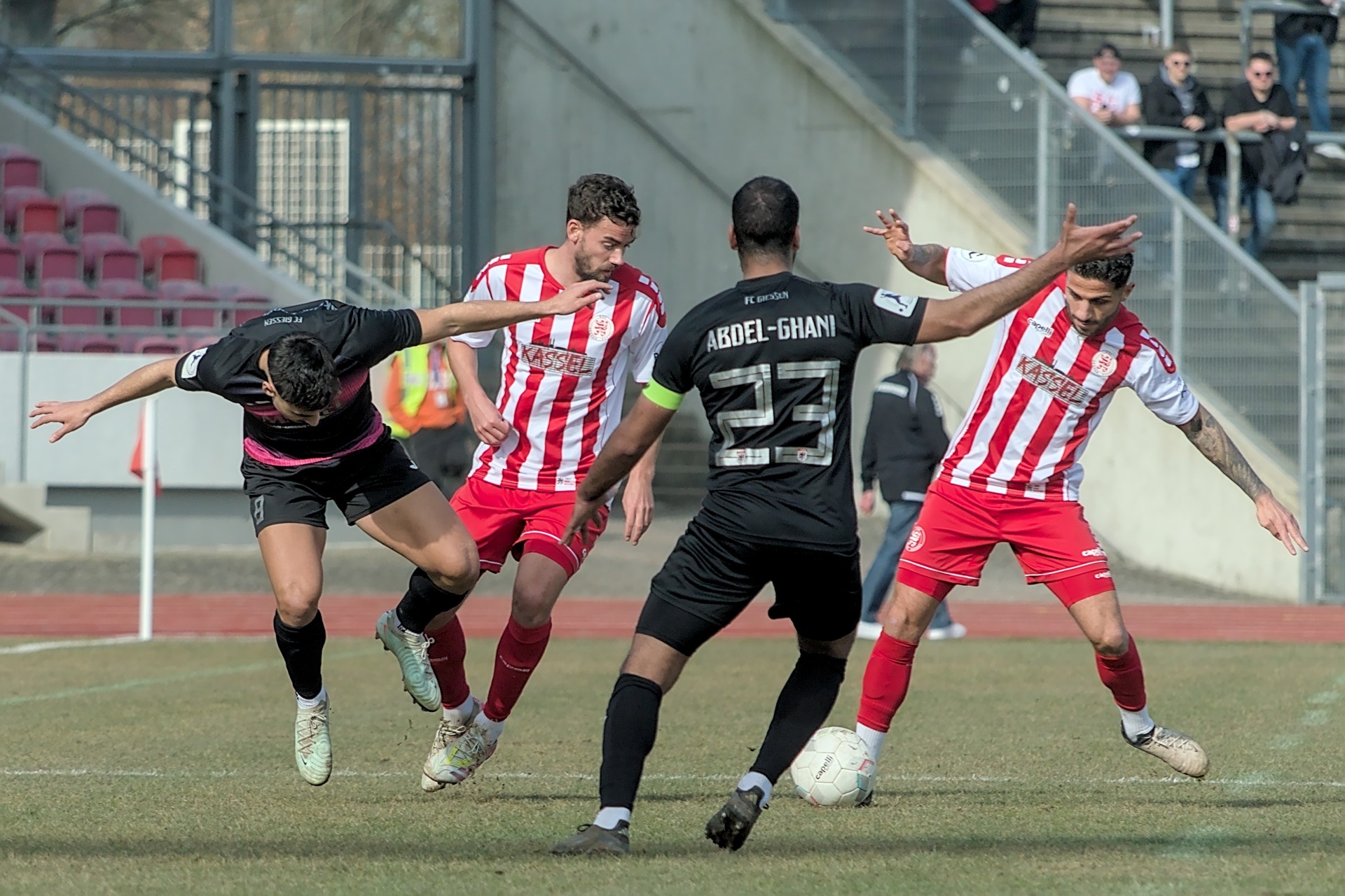 	KSV Hessen Kassel - FC Giessen, Najjar, Hingerl