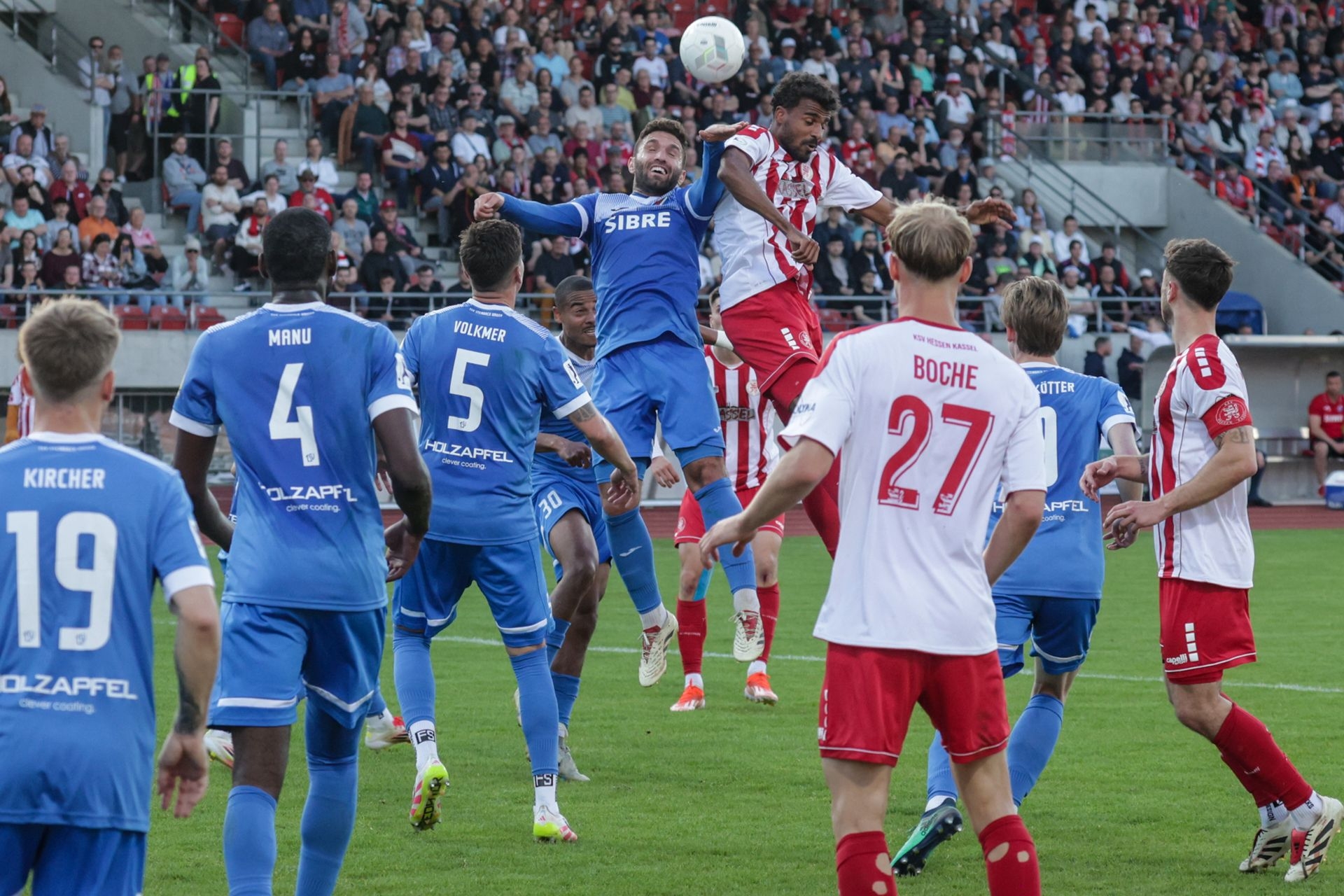 Krombacher Hessenpokal-Halbfinale KSV Hessen - TSV Steinbach Haiger