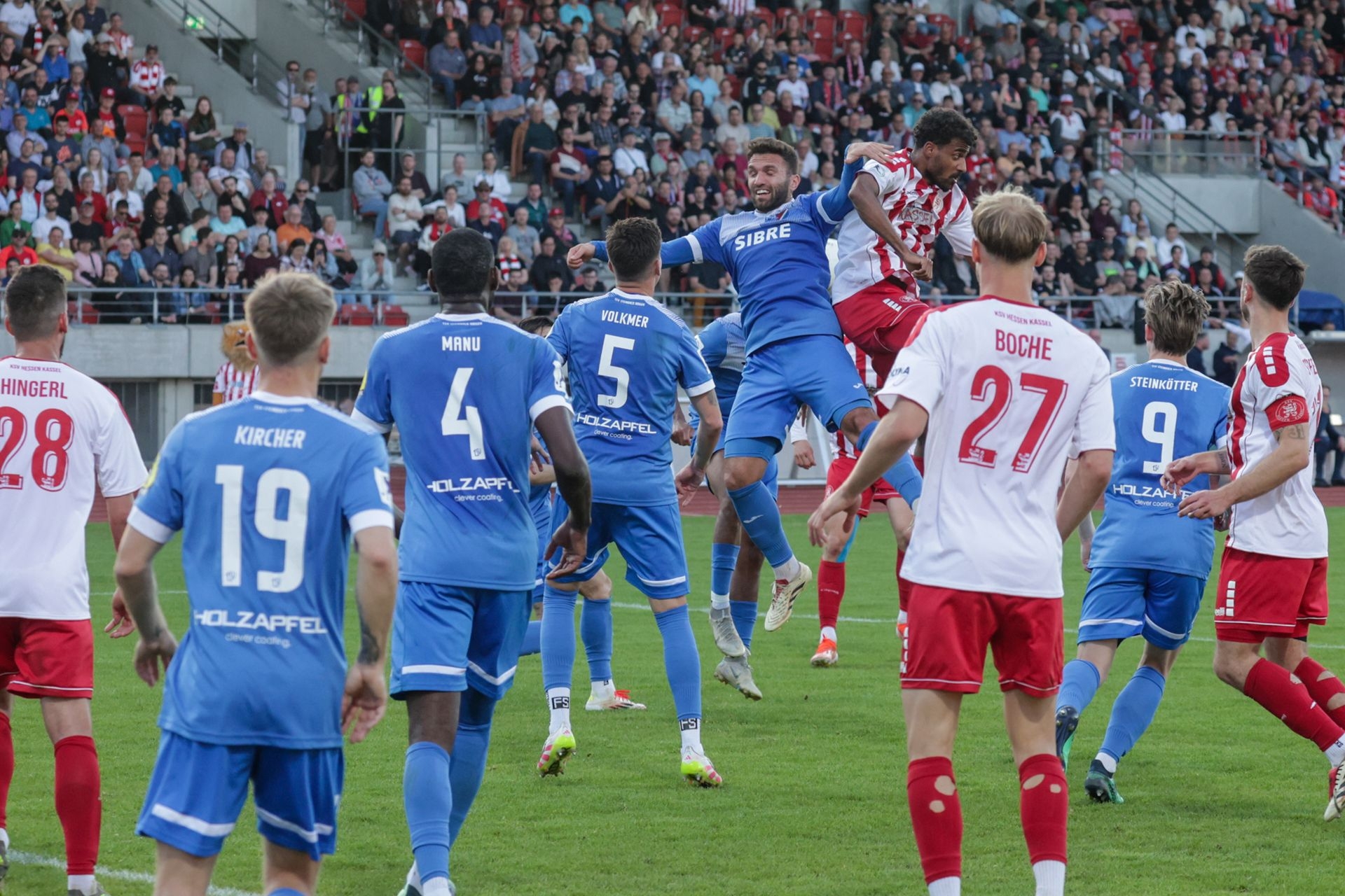 Krombacher Hessenpokal-Halbfinale KSV Hessen - TSV Steinbach Haiger