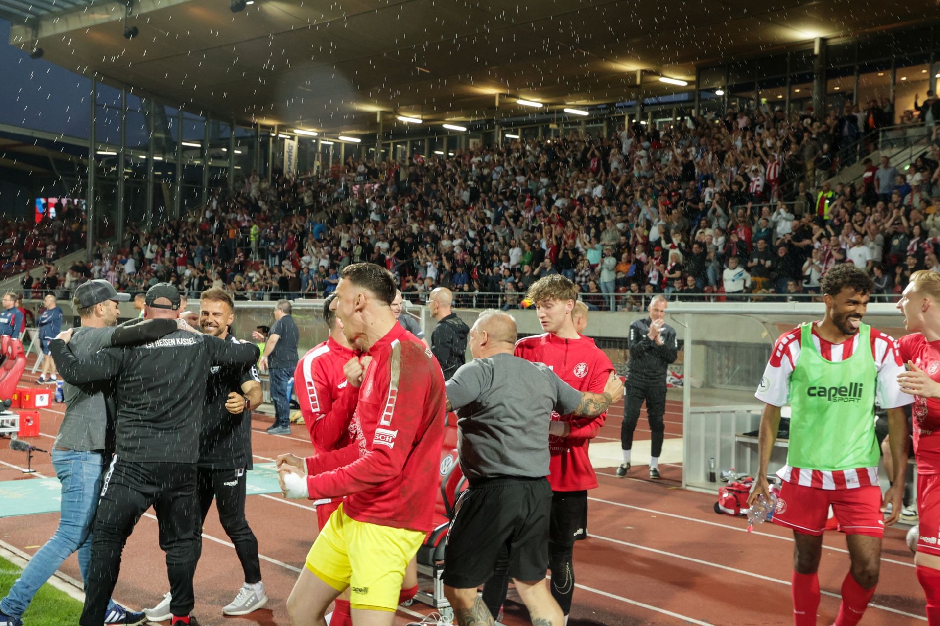 Krombacher Hessenpokal-Halbfinale KSV Hessen - TSV Steinbach Haiger