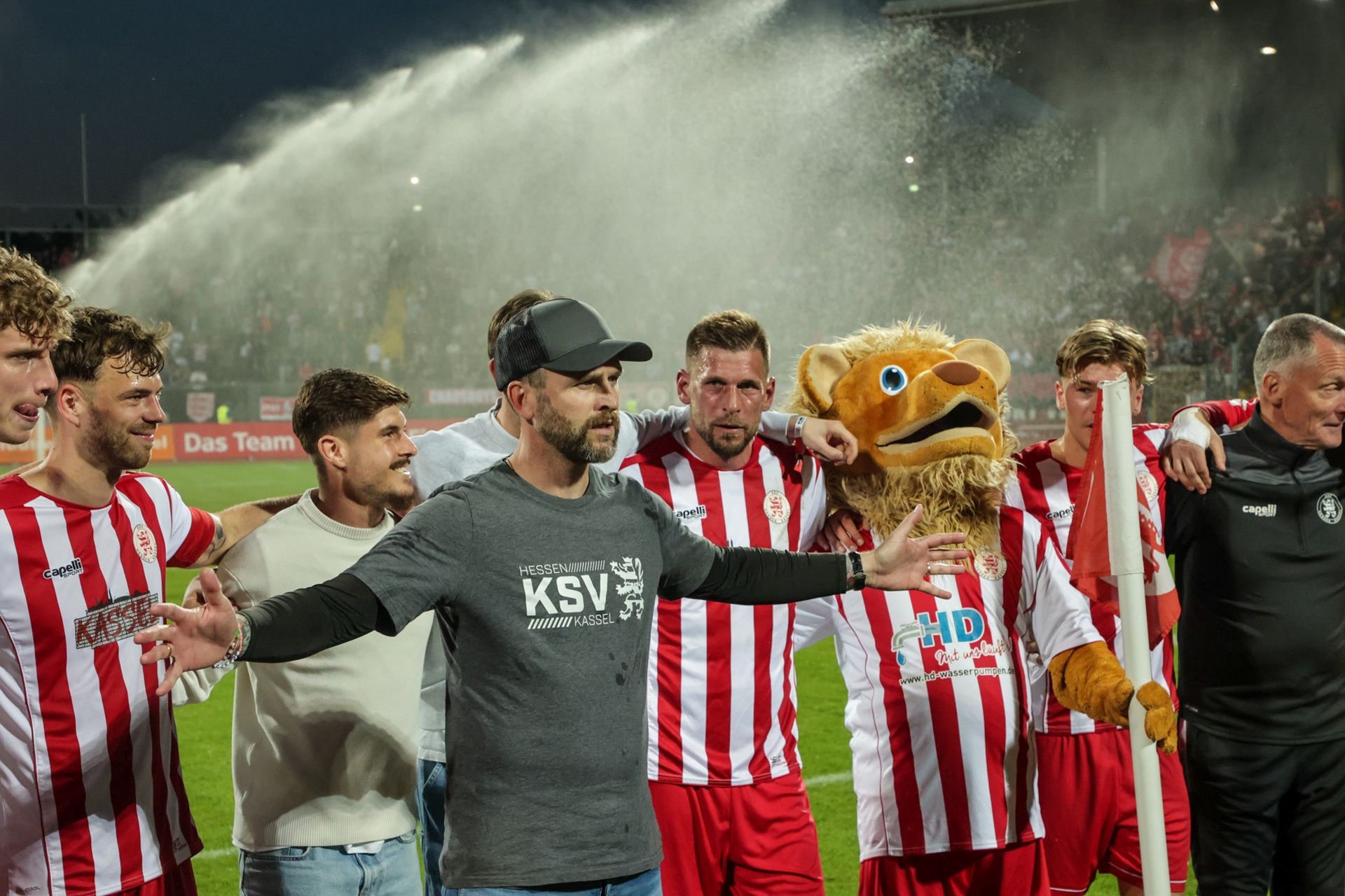 Krombacher Hessenpokal-Halbfinale KSV Hessen - TSV Steinbach Haiger