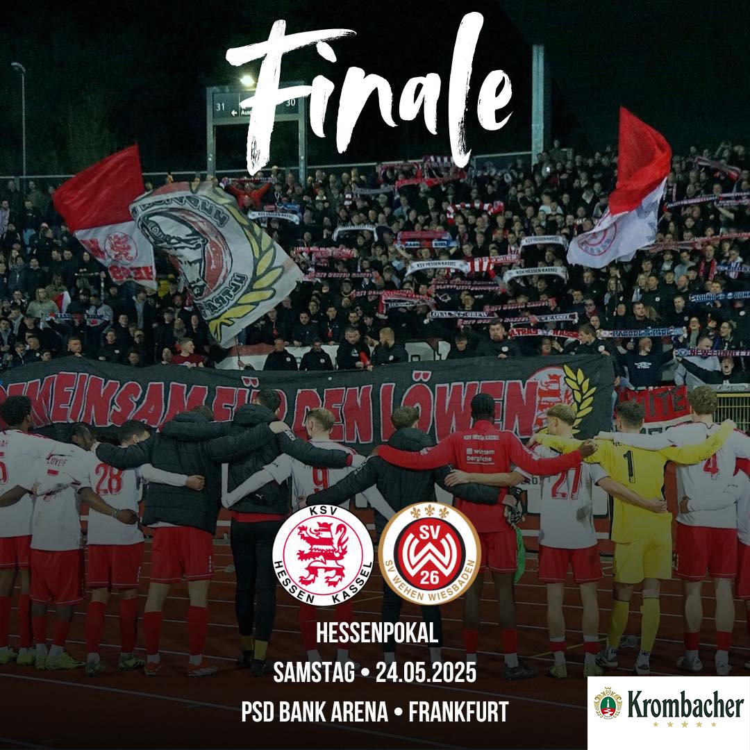 Krombacher Hessenpokalfinale am 24. Mai 2025