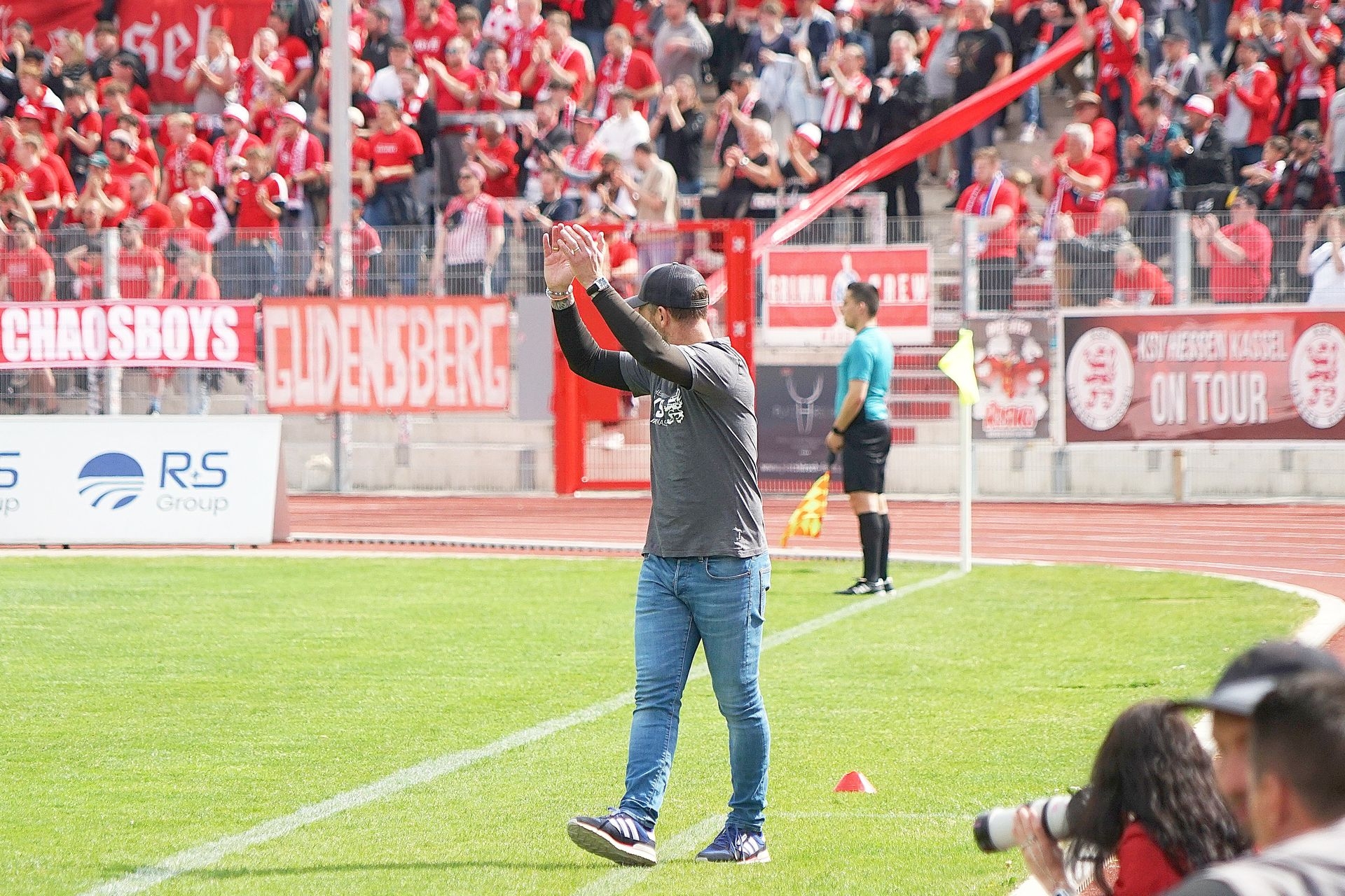 SG Barockstadt Fulda-Lehnerz - KSV Hessen Kassel, Auswärts Fanblock, Klingbeil