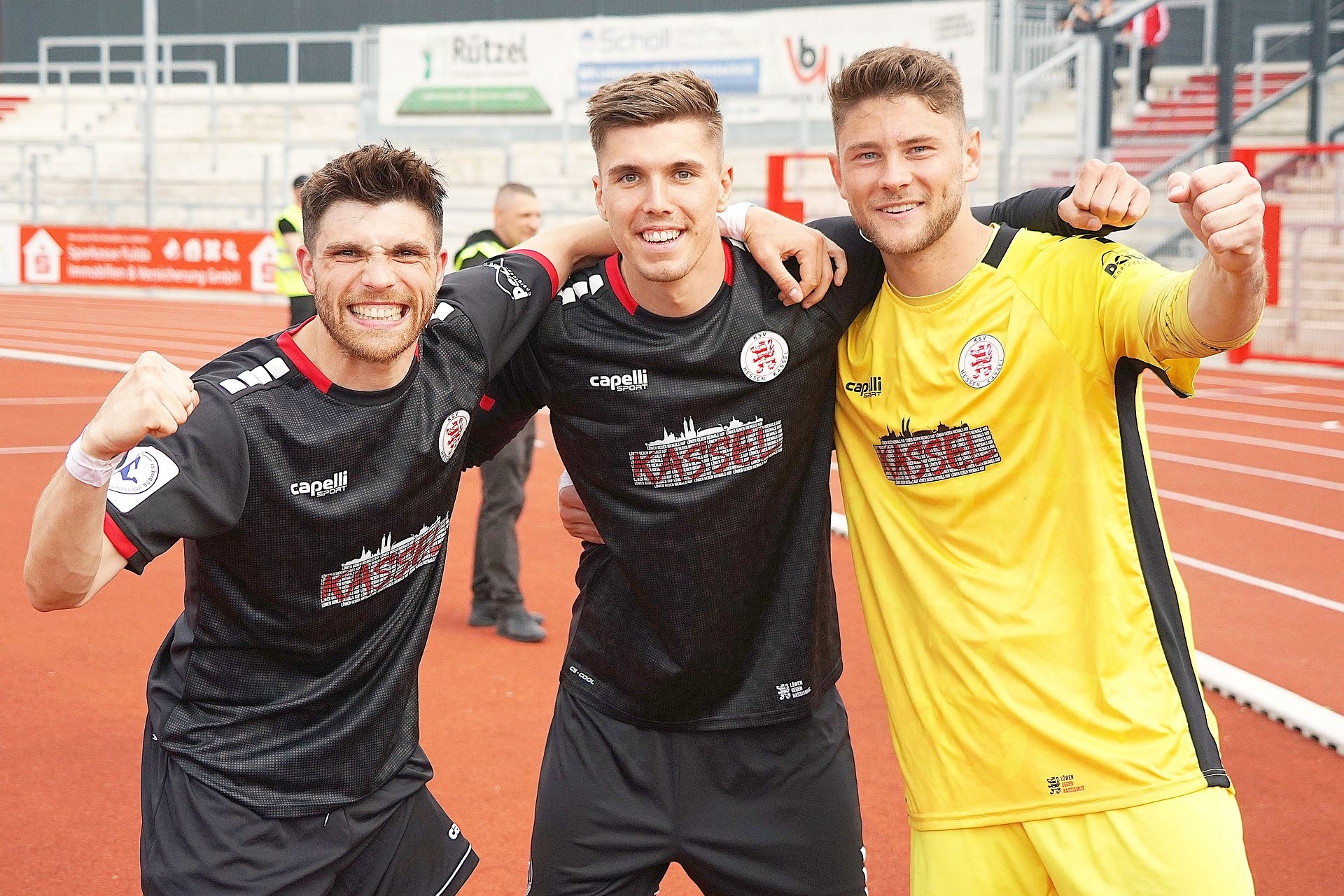 SG Barockstadt Fulda-Lehnerz - KSV Hessen Kassel, Jubel, Zografakis, Dahlke, Weyand