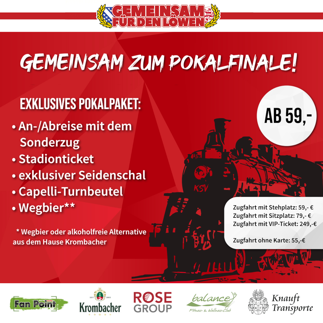 Alle zusammen zum Finale im Krombacher Hessenpokal