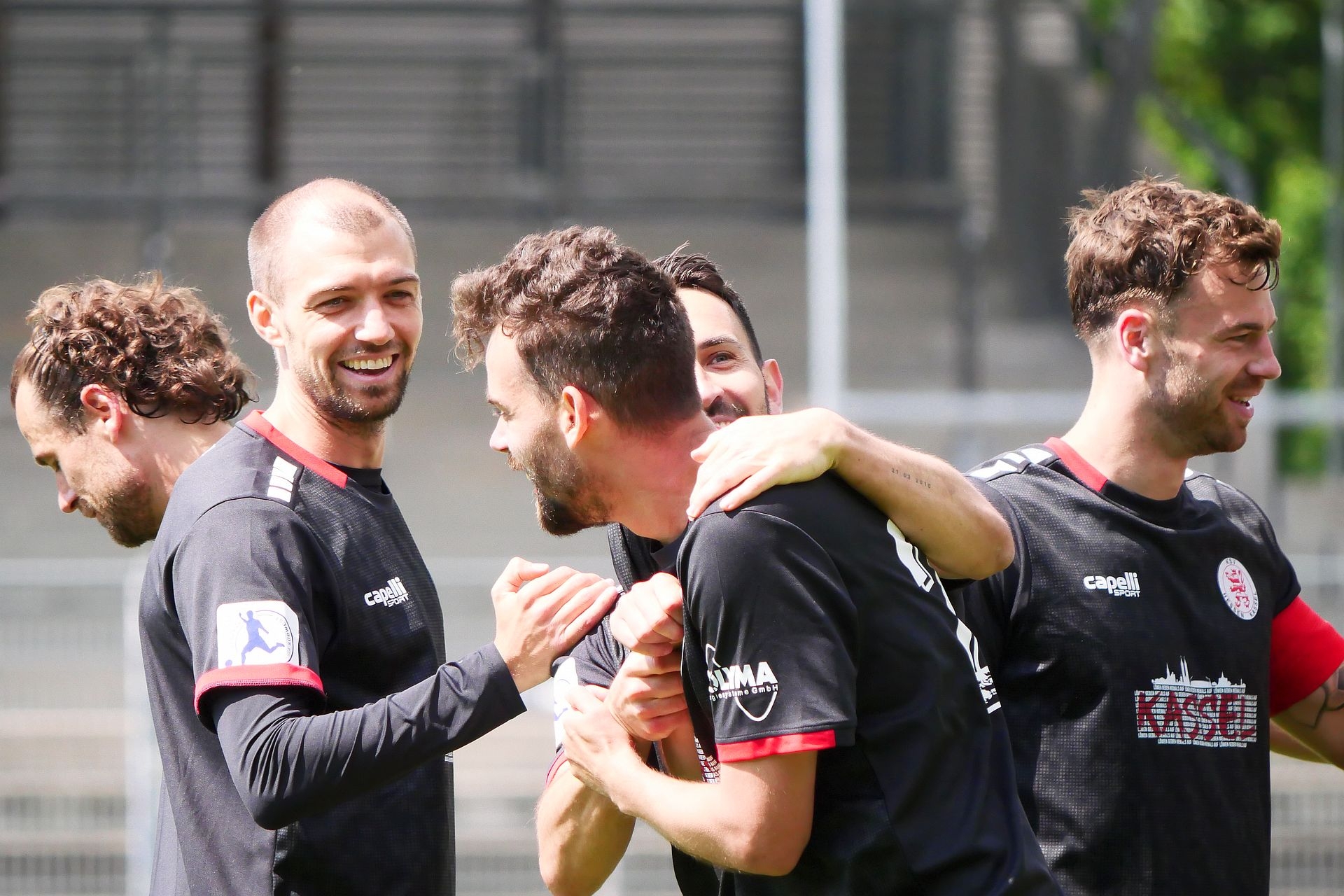 Stuttgarter Kickers - KSV Hessen Kassel, Torjubel 3:0