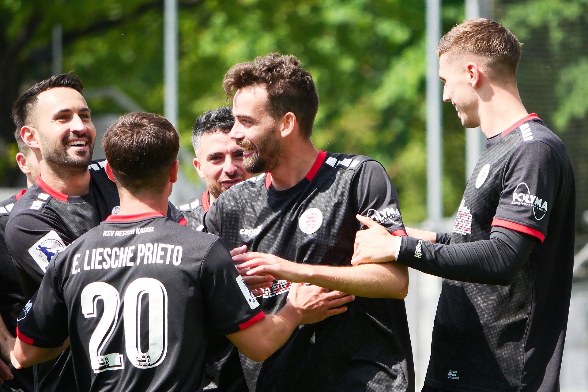 Stuttgarter Kickers - KSV Hessen Kassel, Torjubel 3:0