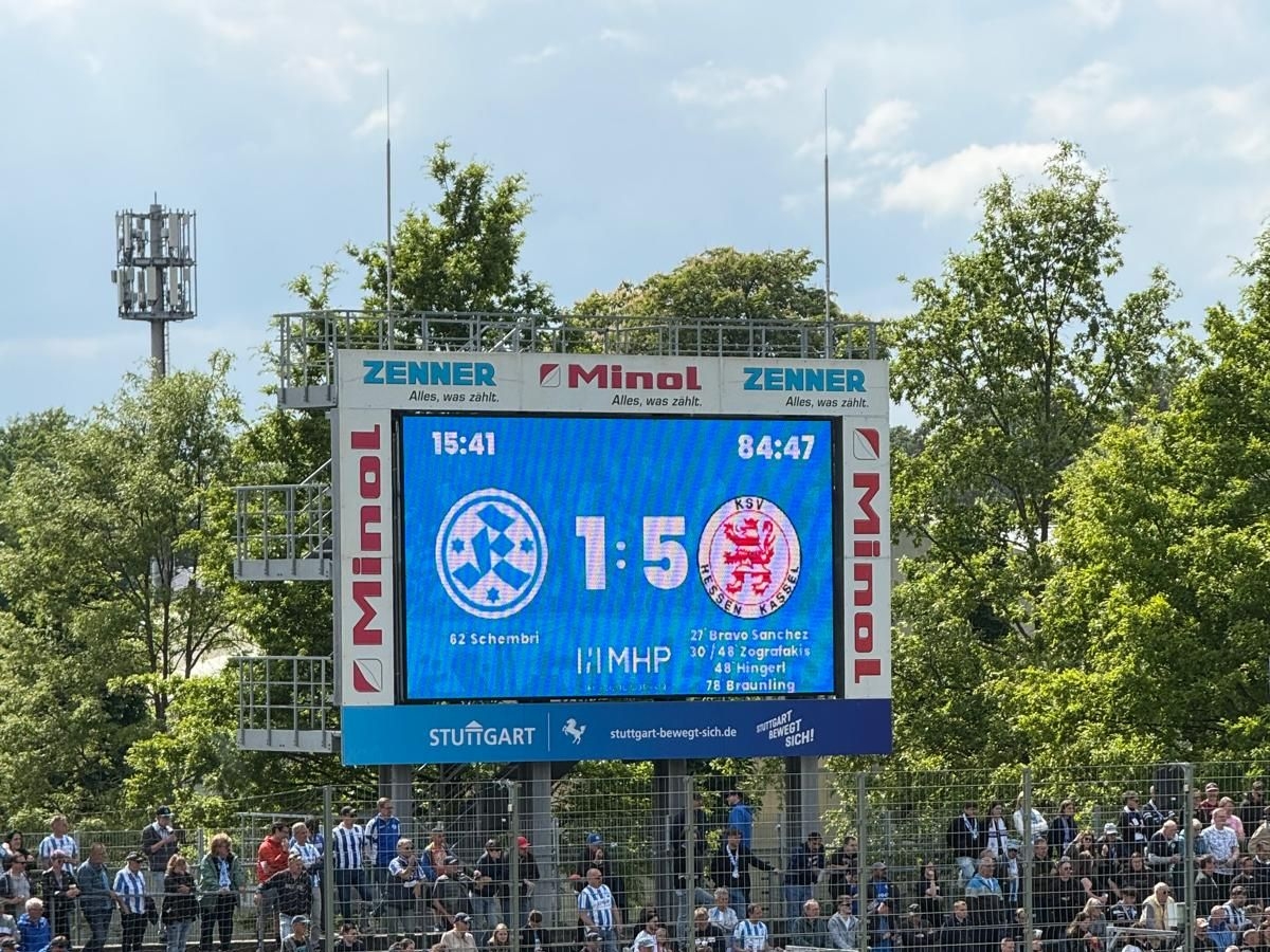 Stuttgarter Kickers - KSV Hessen Kassel