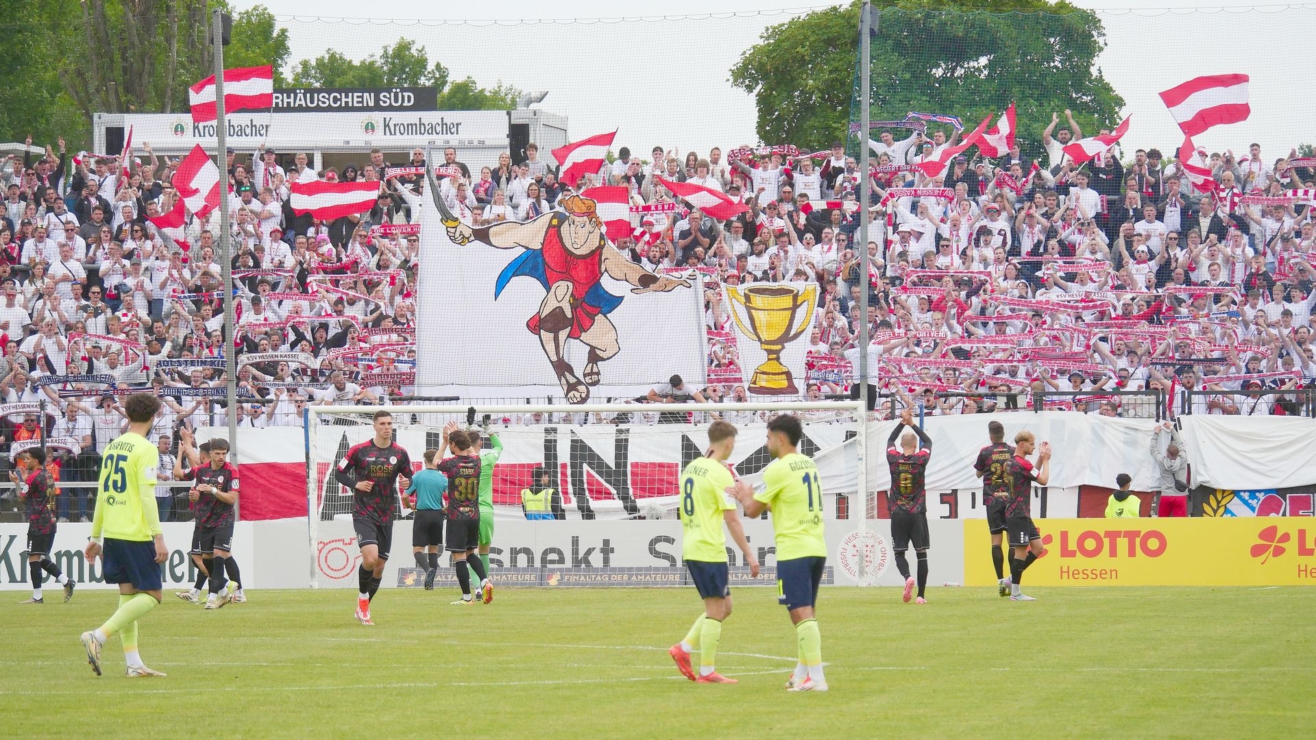 Krombacher Hessenpokal Finale 2024/25 KSV Hessen Kassel - SV Wehen Wiesbaden