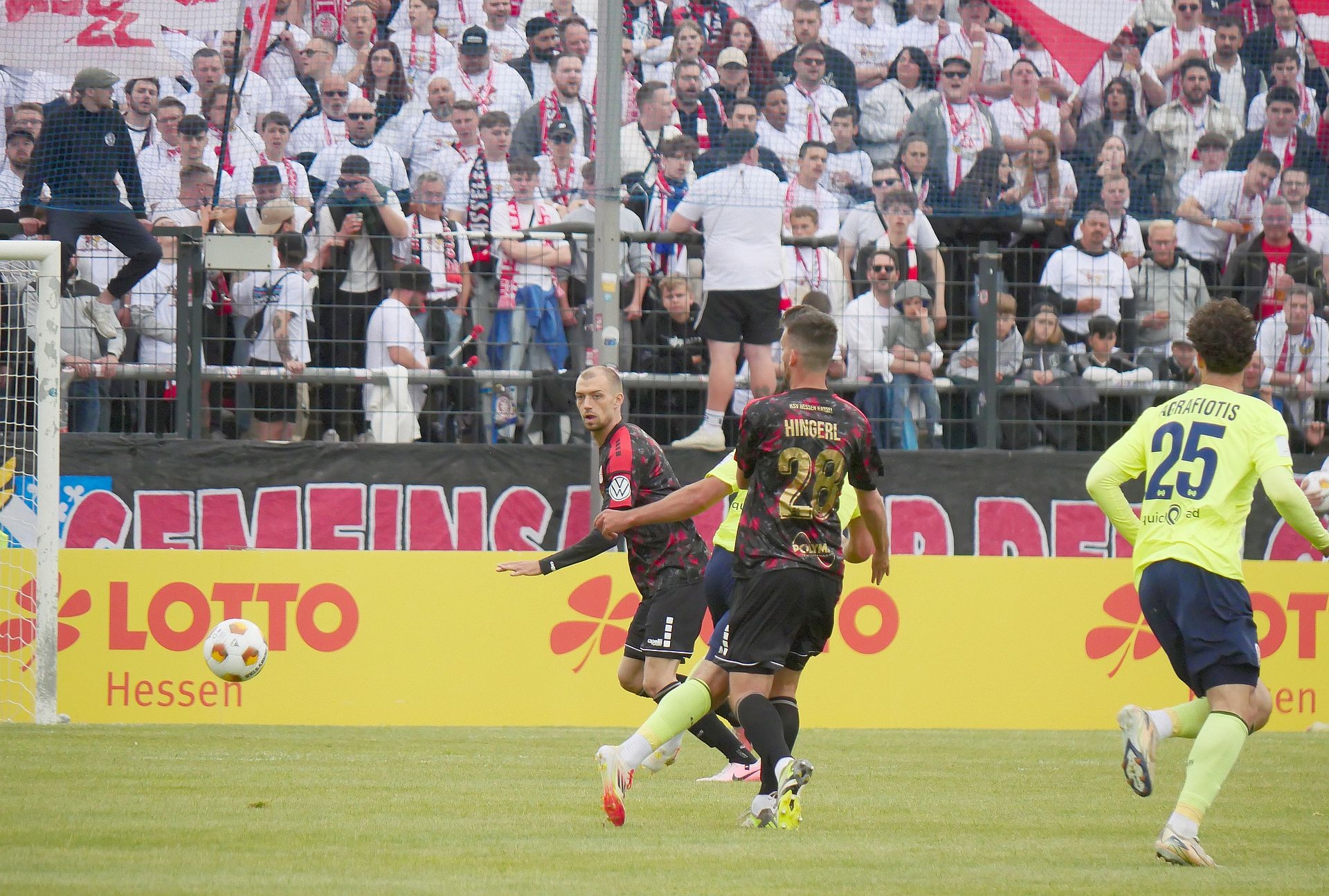 Krombacher Hessenpokal Finale 2024/25 KSV Hessen Kassel - SV Wehen Wiesbaden, Brill, Hingerl