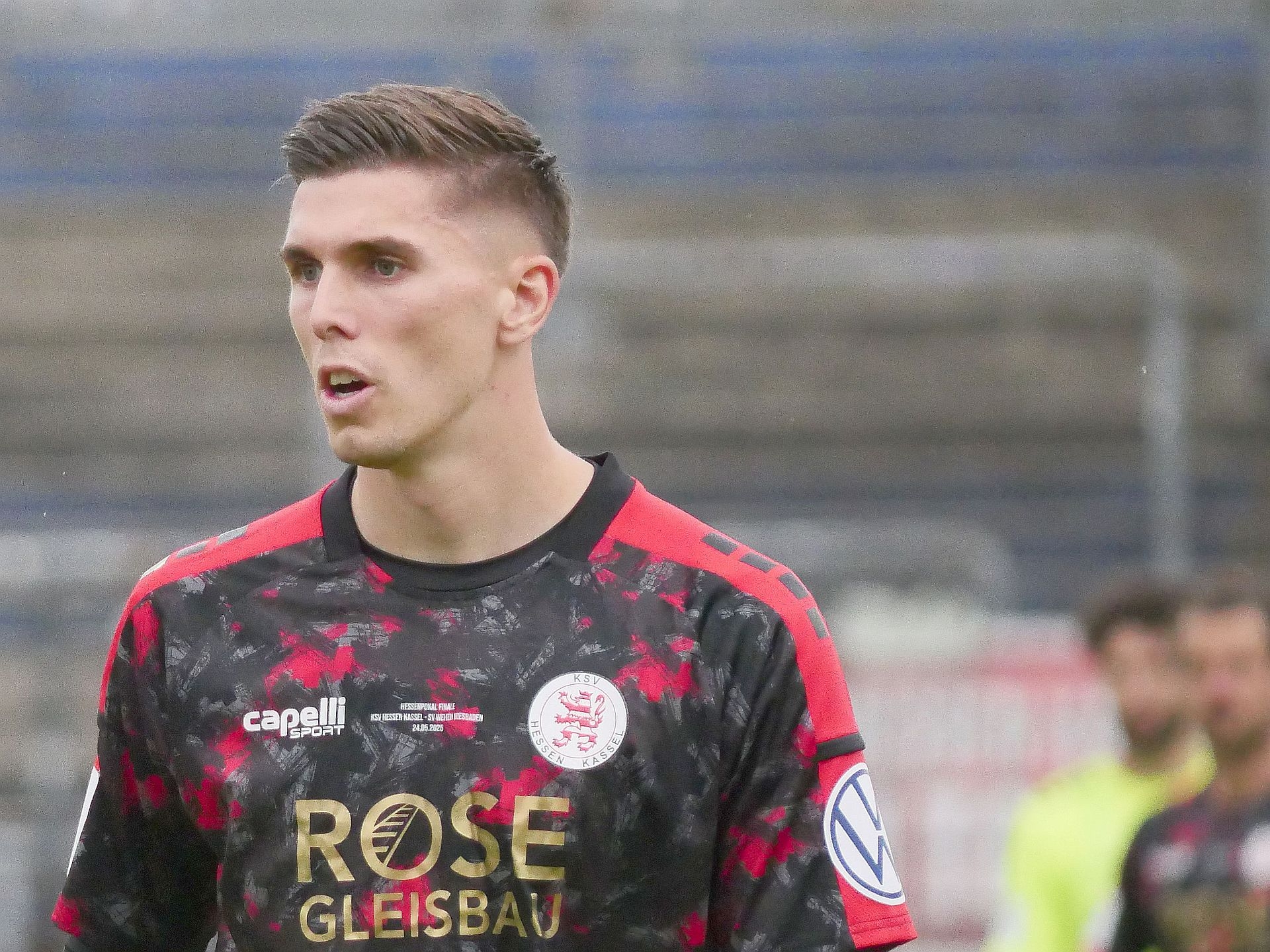 Krombacher Hessenpokal Finale 2024/25 KSV Hessen Kassel - SV Wehen Wiesbaden, Dahlke
