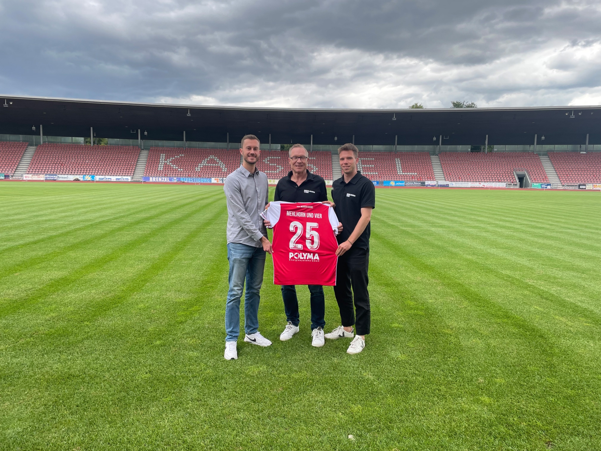 Mehlhorn und Vier neuer Premiumpartner des KSV