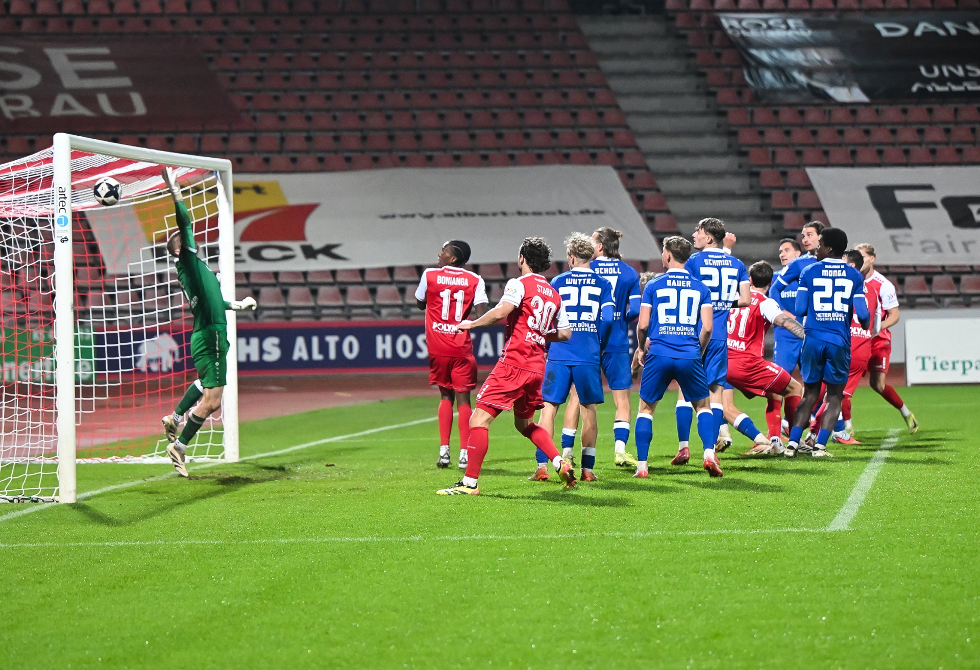 KSV Hessen Kassel, Bahlinger SC, Endstand 2:2