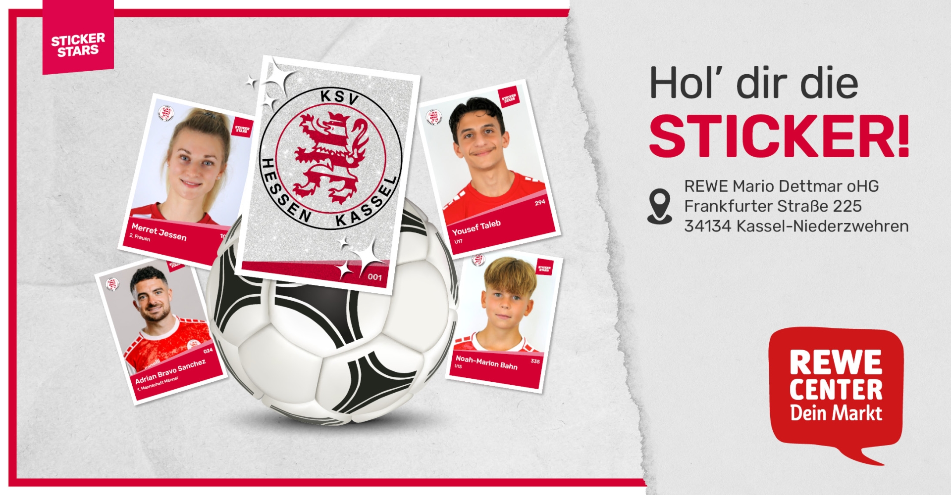 Die Löwen werden Stickerstars