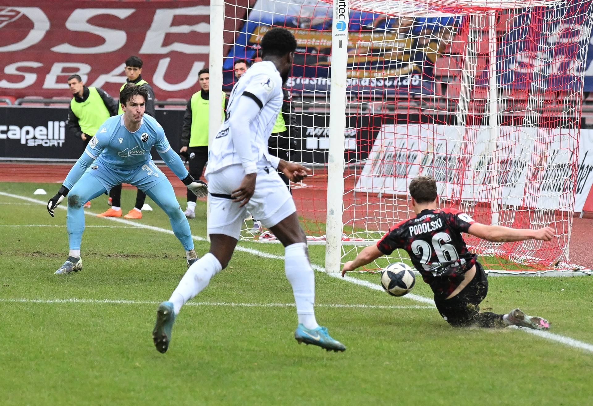 KSV Hessen Kassel, SV Sandhausen, Endstand 2:3