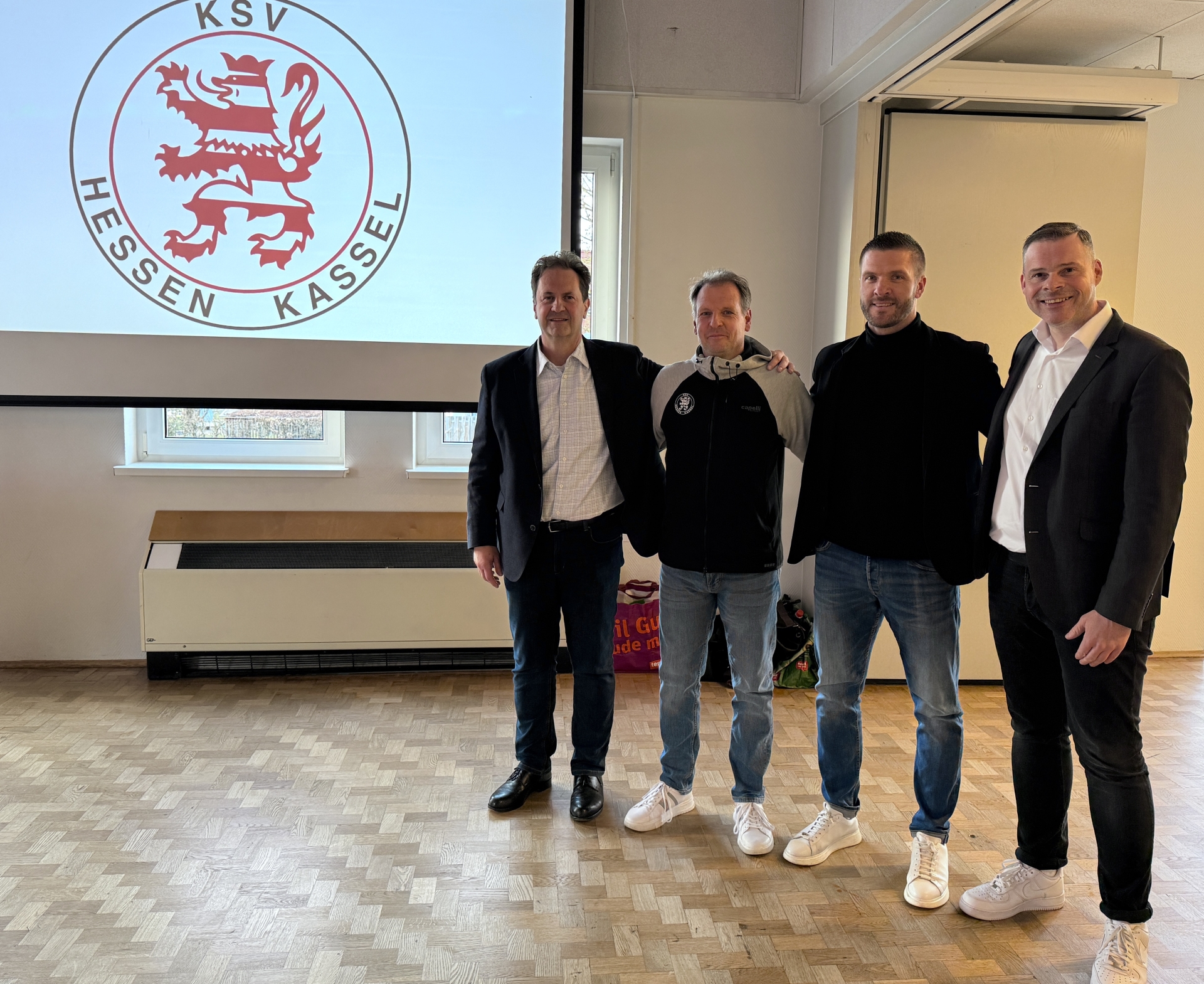 Doppelpack f&uuml;r die L&ouml;wen: Tobias Damm und Mirko Dickhaut organisieren sportlichen Bereich