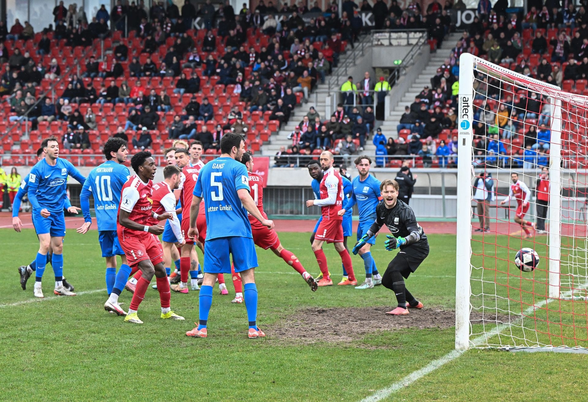 KSV Hessen Kassel, TSV Schott Mainz, Endstand 2:1, Tor